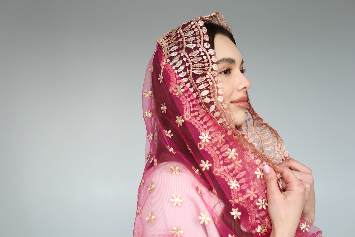 INFINITY PINK VEIL - MariaVeils