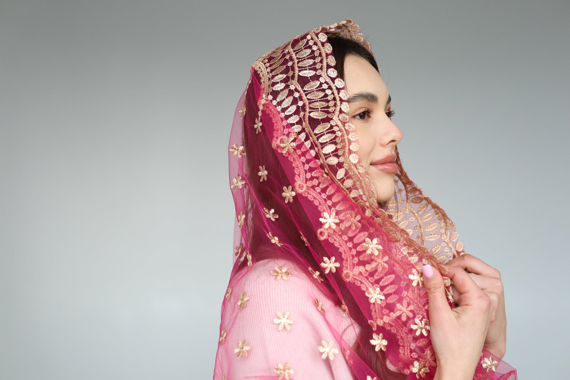 INFINITY PINK VEIL - MariaVeils