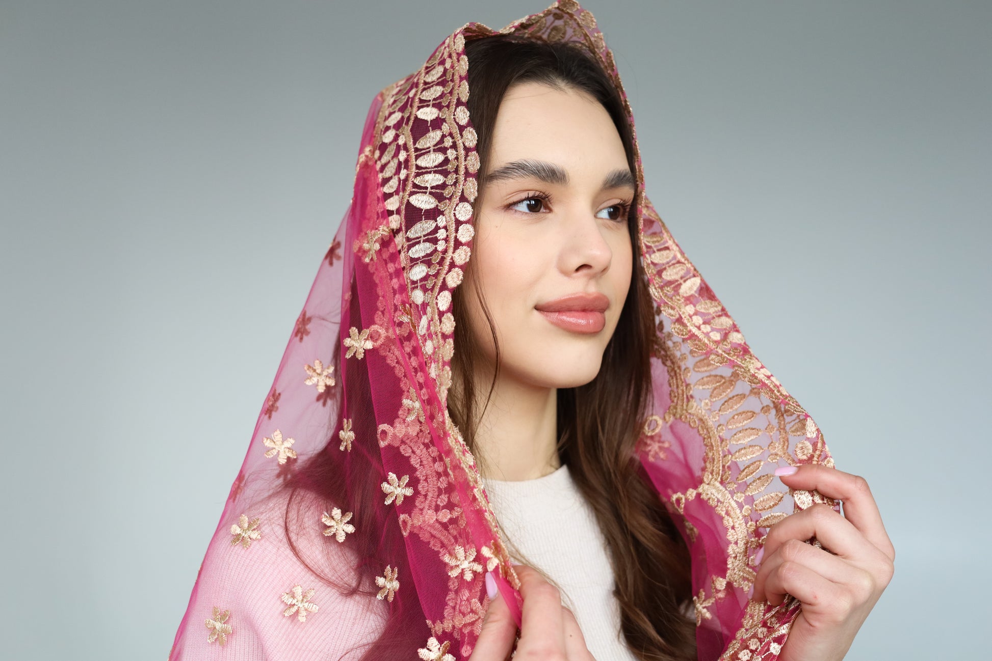 INFINITY PINK VEIL - MariaVeils