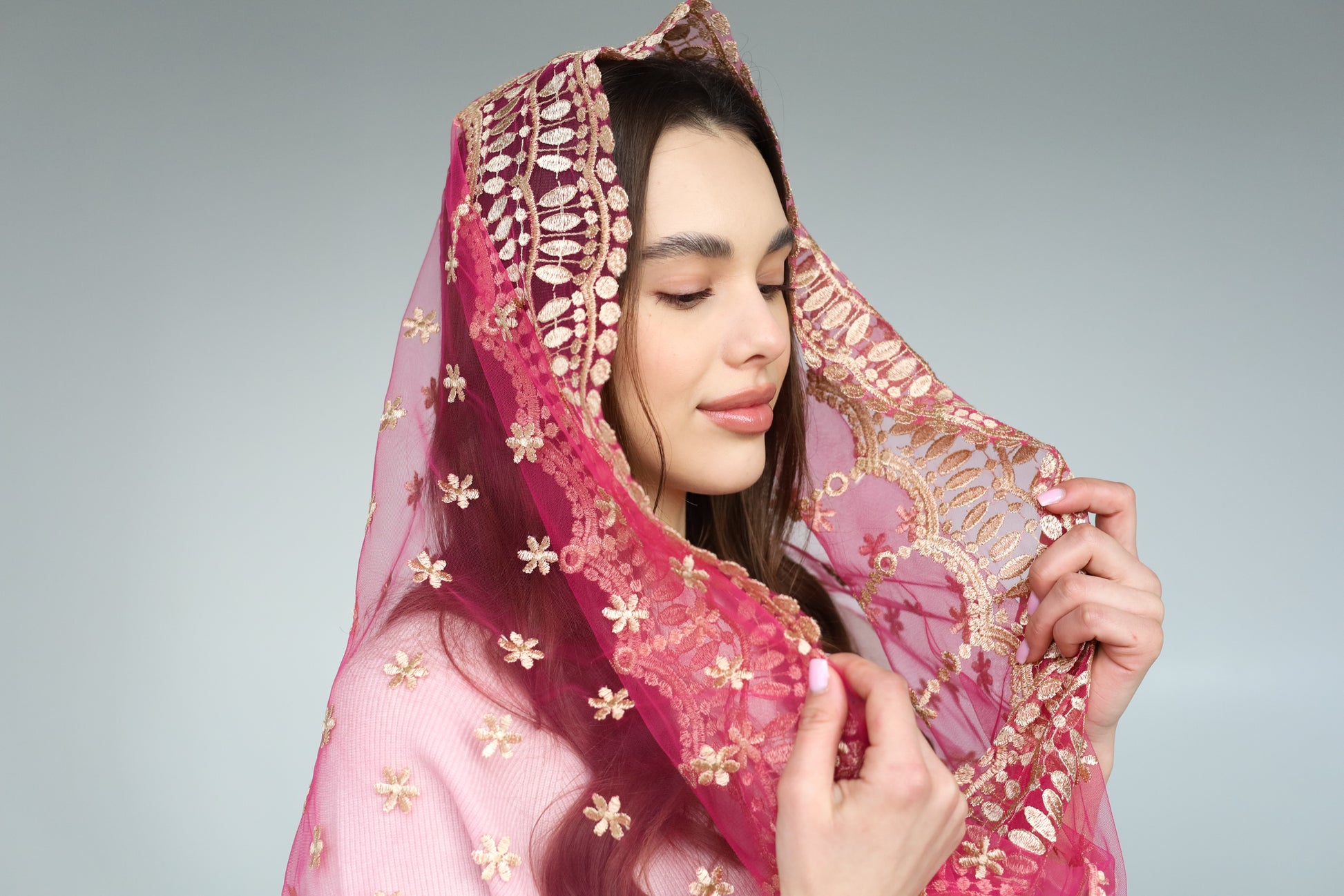 INFINITY PINK VEIL - MariaVeils