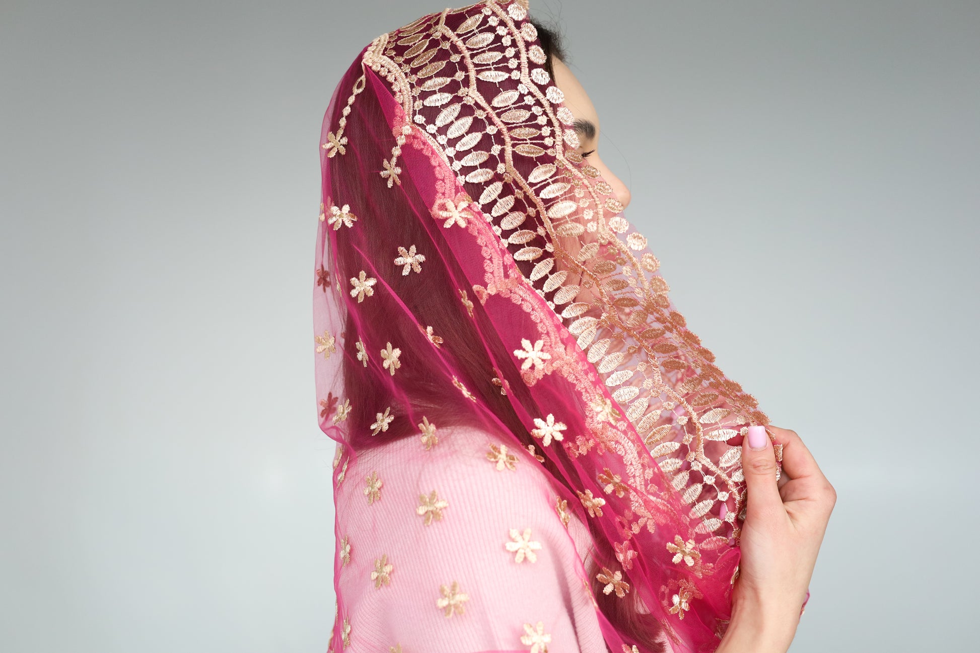 INFINITY PINK VEIL - MariaVeils