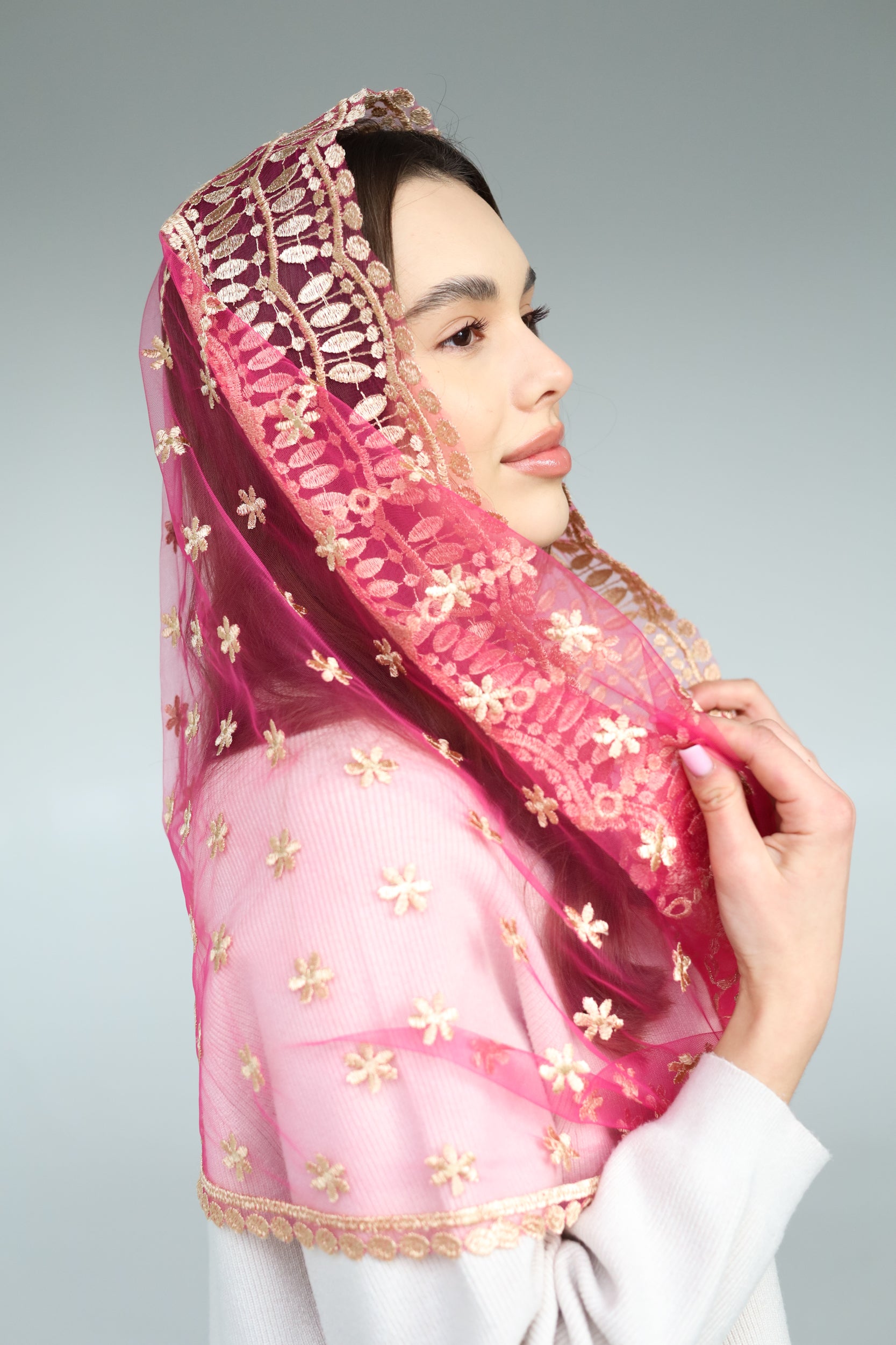 INFINITY PINK VEIL - MariaVeils