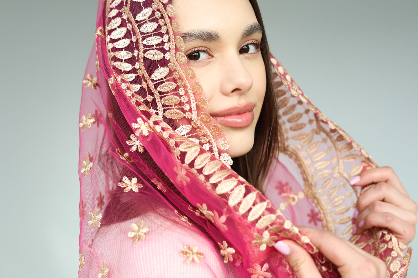 INFINITY PINK VEIL - MariaVeils