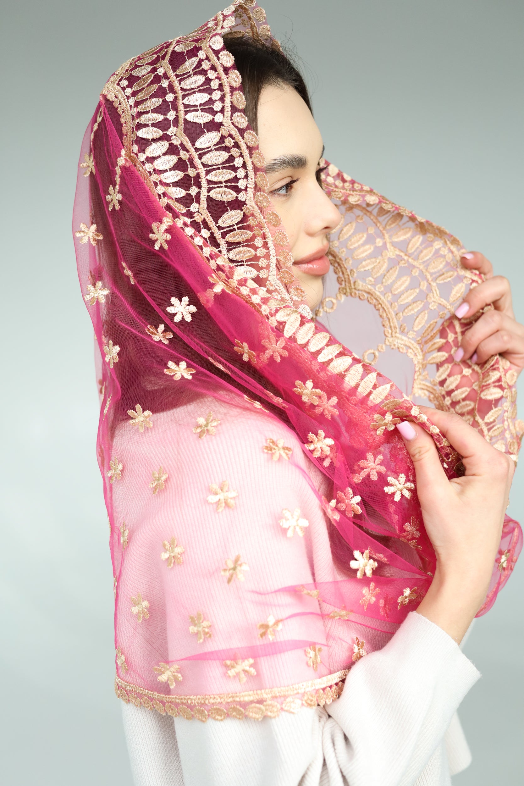 INFINITY PINK VEIL - MariaVeils
