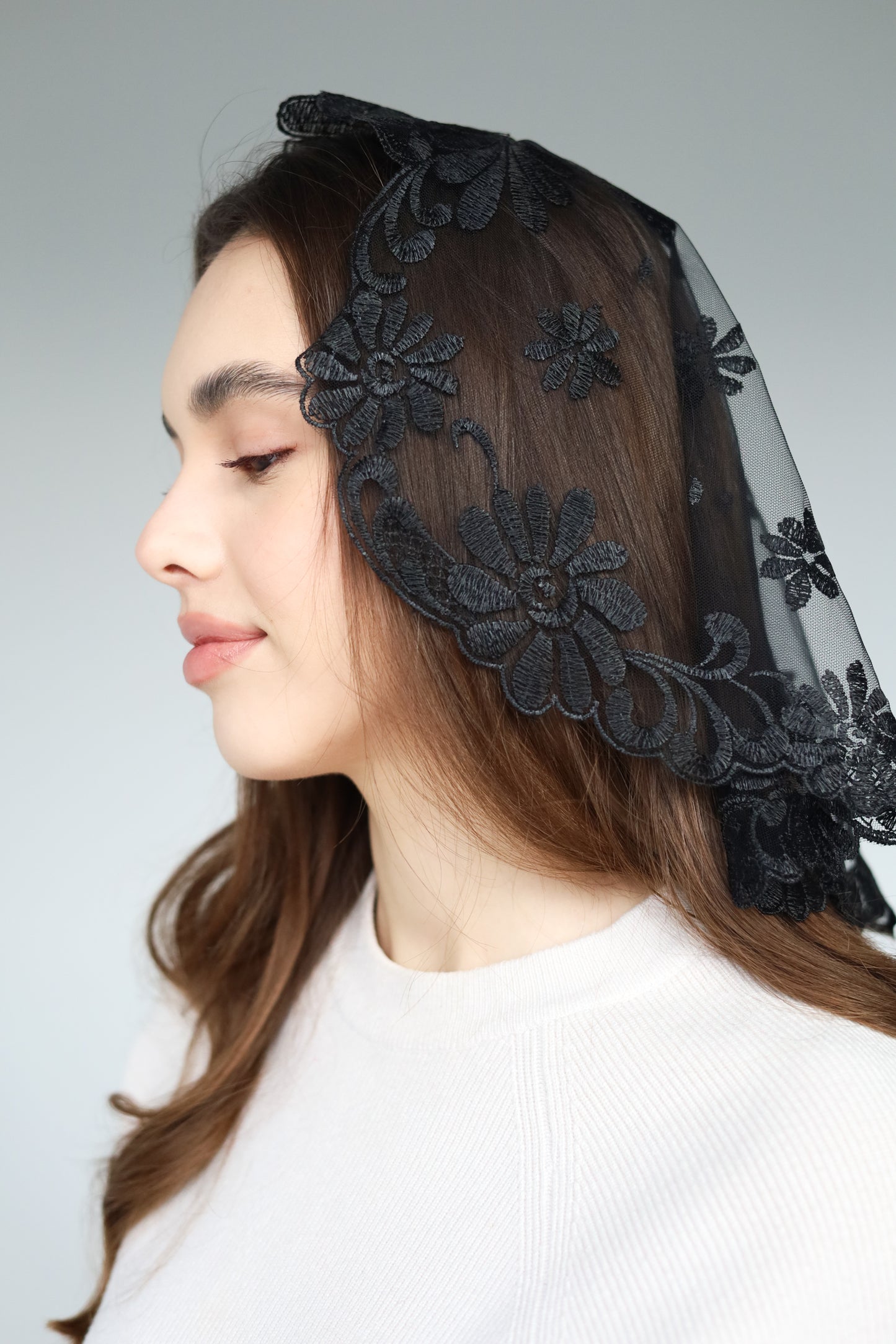 SHORT BLACK VEIL