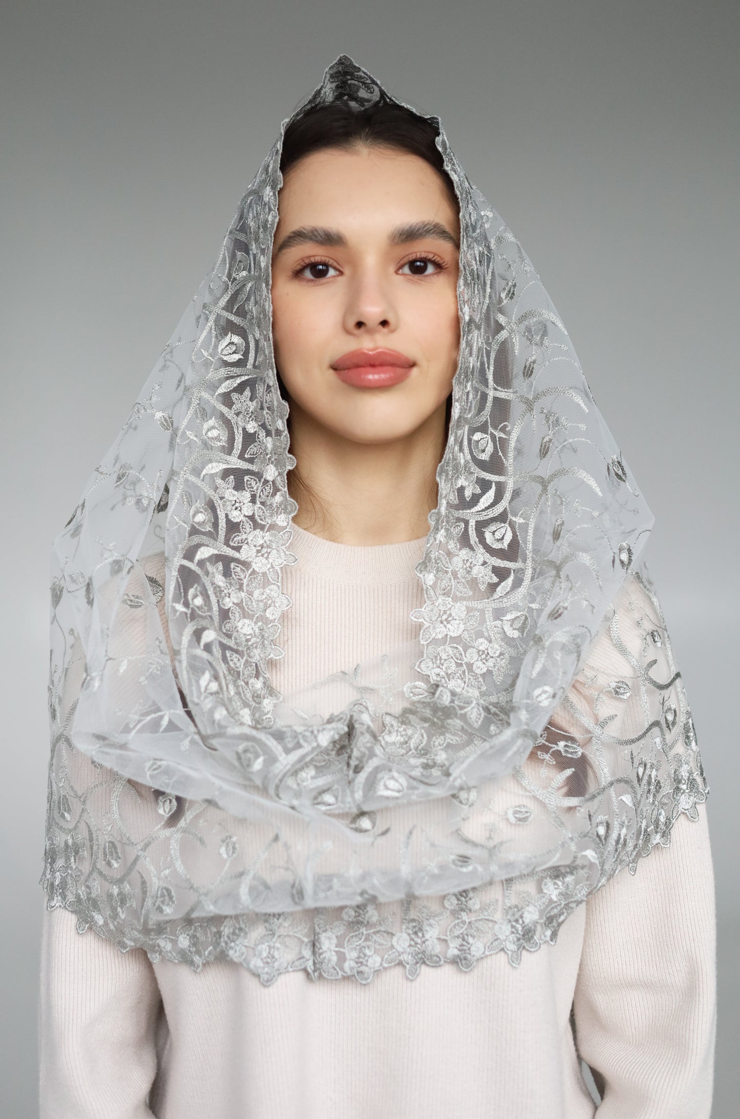 GREY INFINITY VEIL - MariaVeils