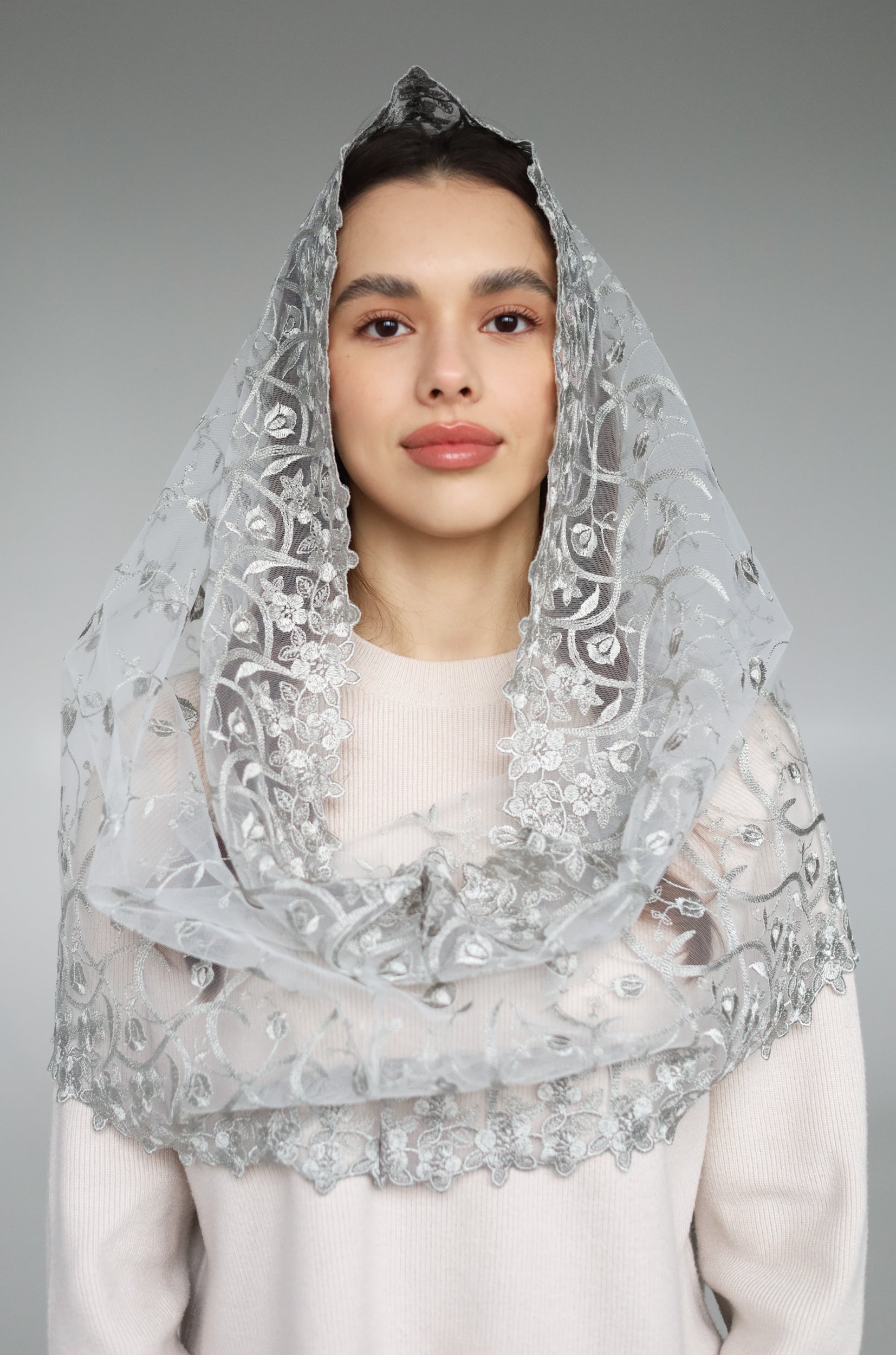 GREY INFINITY VEIL - MariaVeils