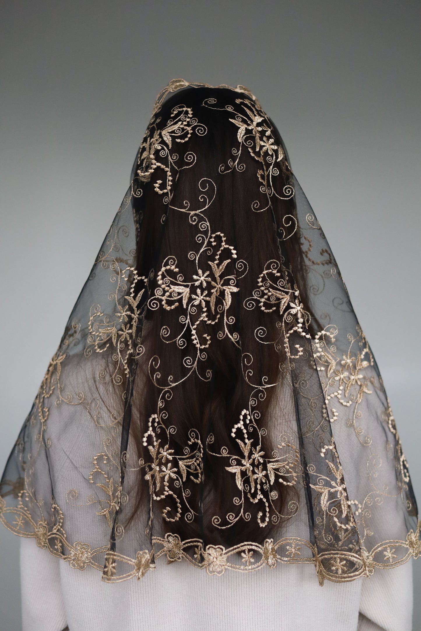 LONG GOLD VEIL - MariaVeils