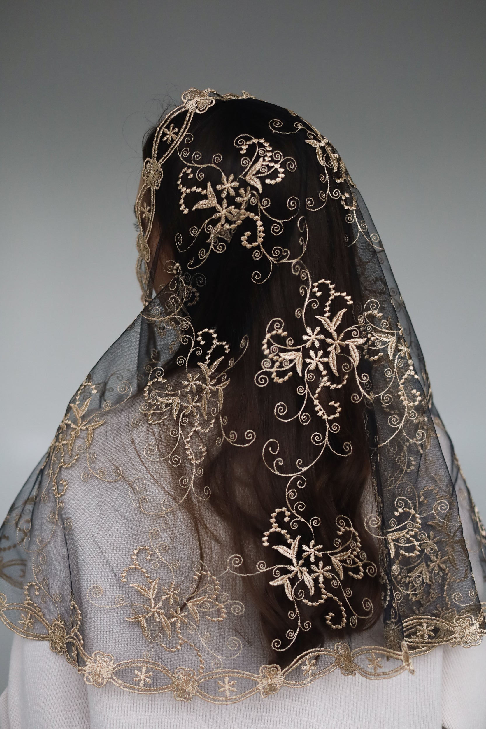 LONG GOLD VEIL - MariaVeils