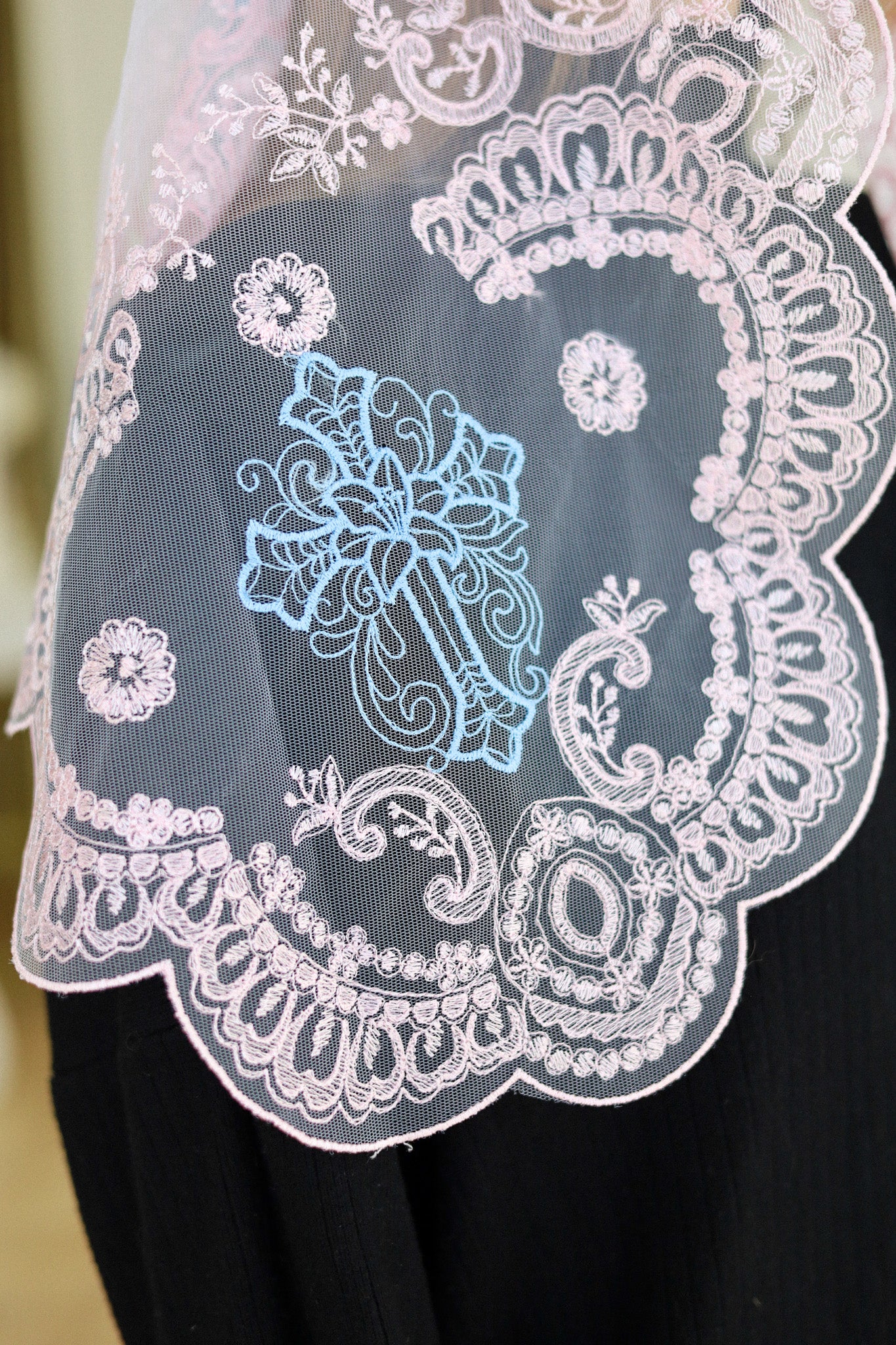PINK SHORT VEIL
