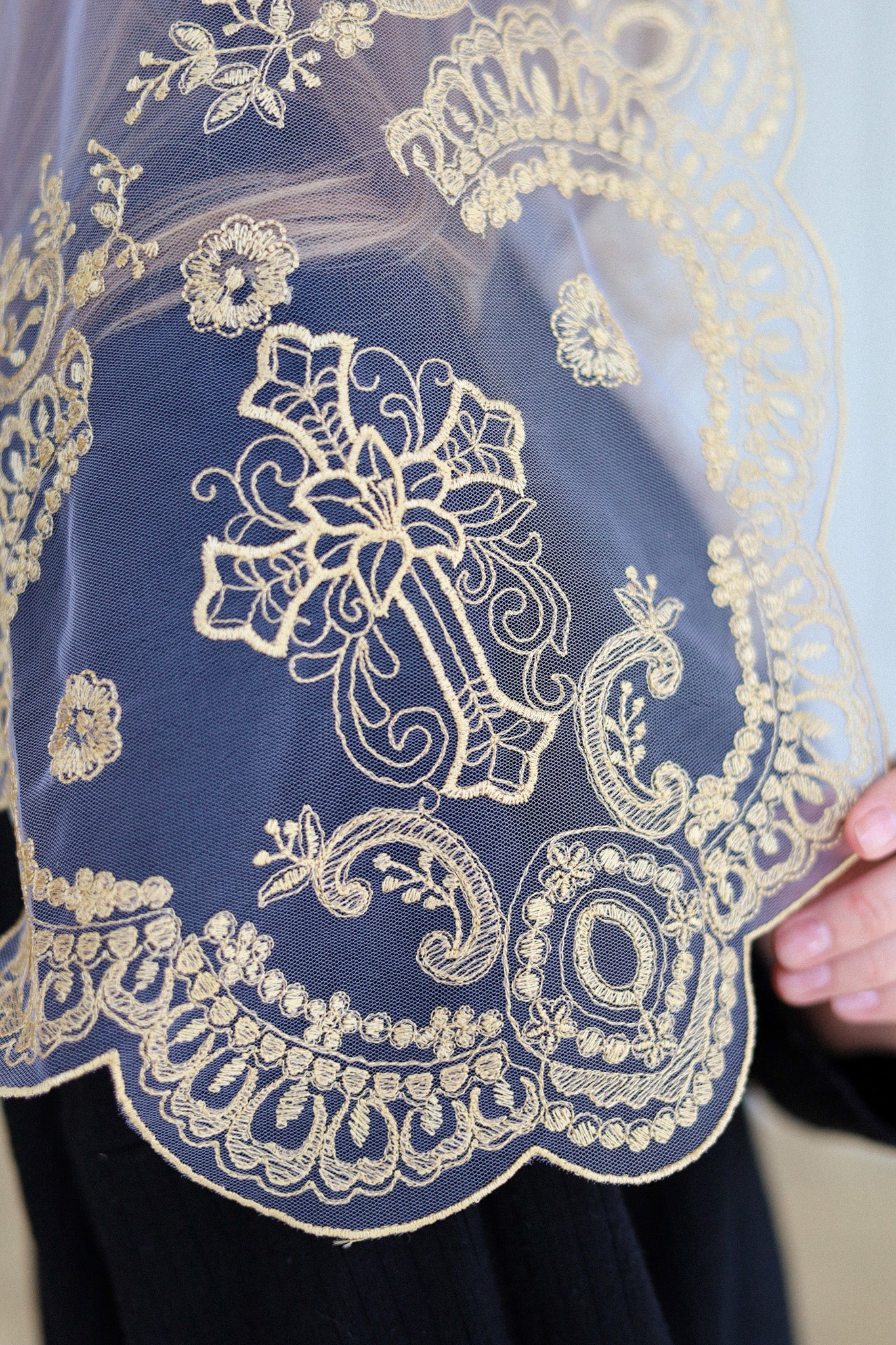 GOLD & PURPLE VEIL