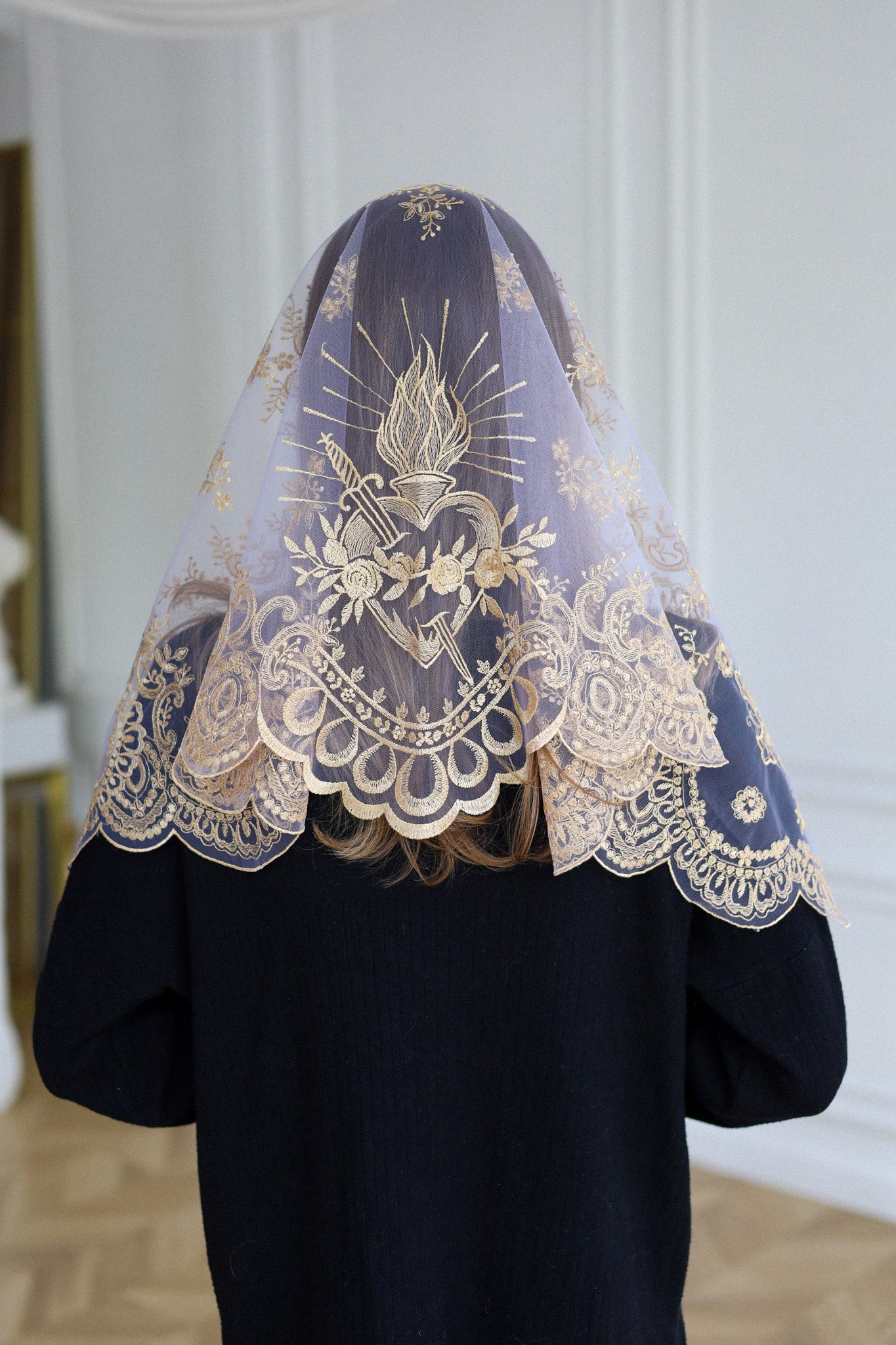 GOLD & PURPLE VEIL