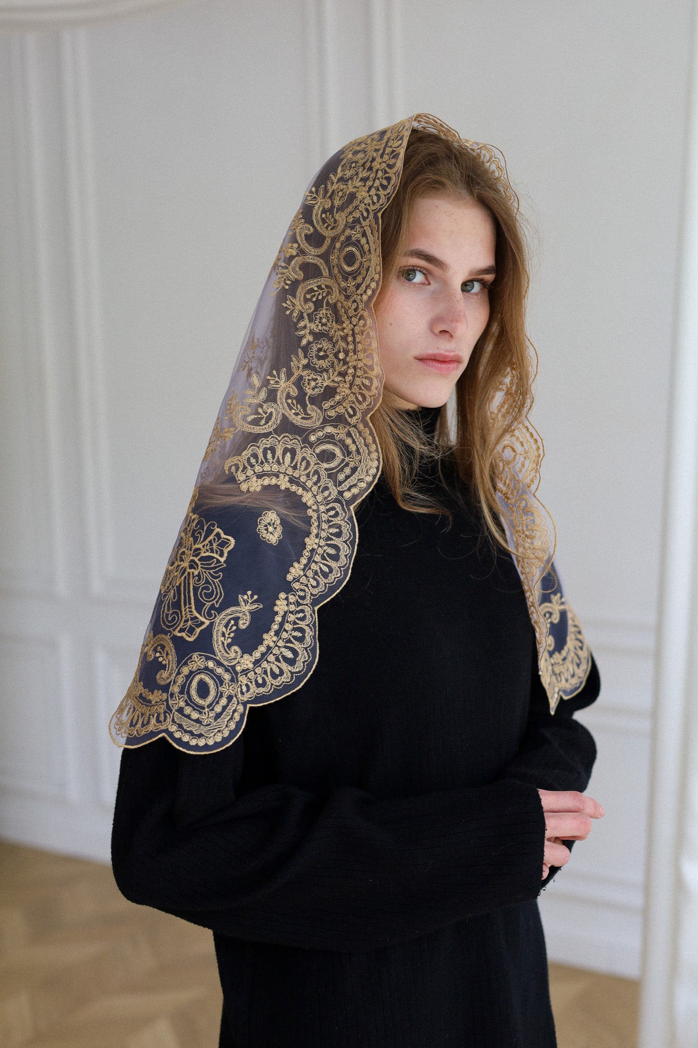 GOLD & PURPLE VEIL