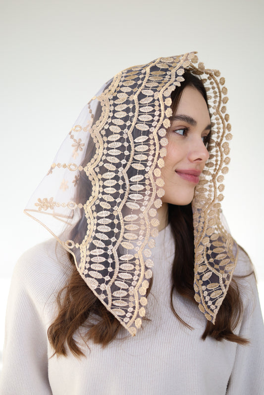 GOLD & PURPLE VEIL - MariaVeils