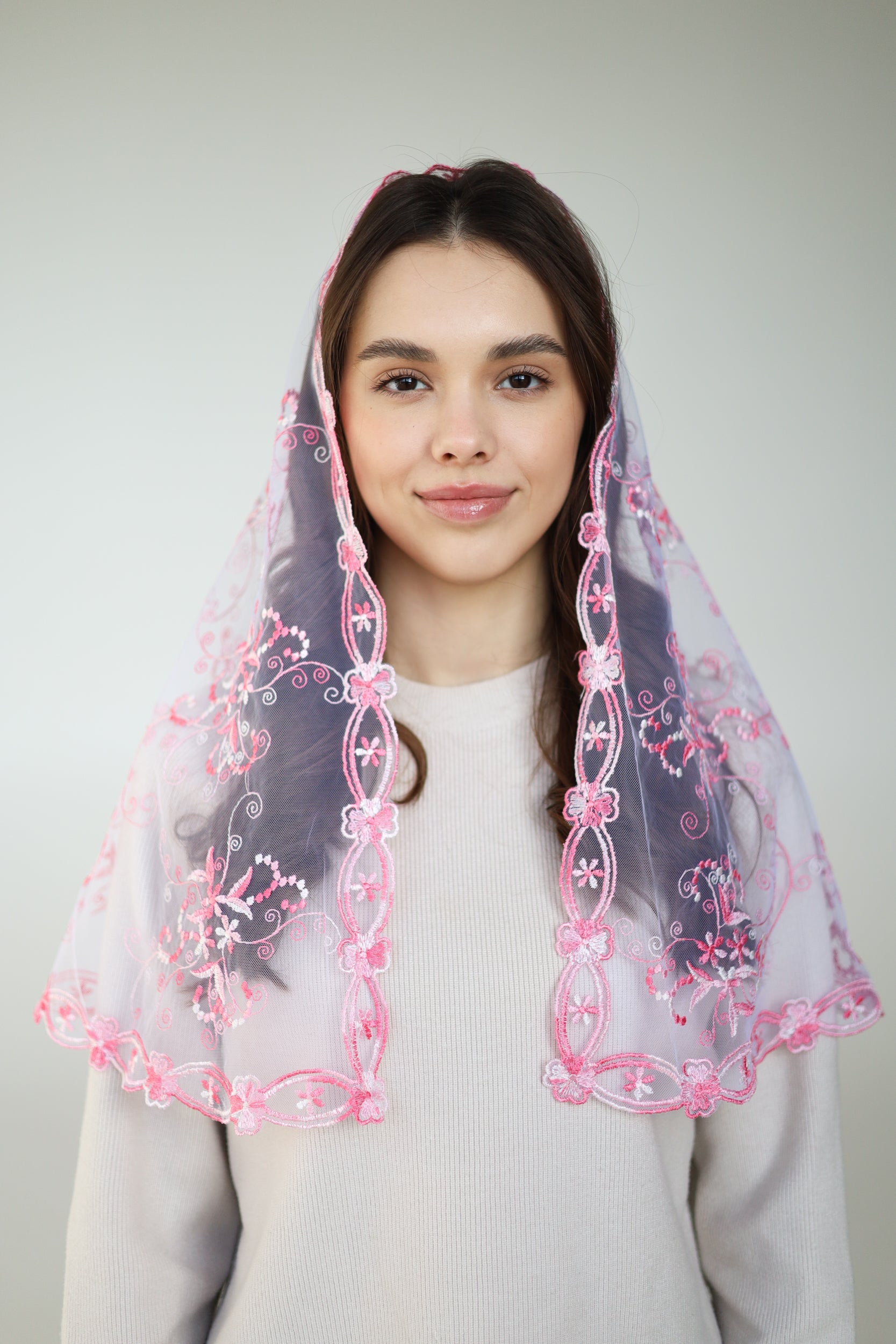 GRADIENT PINK VEIL - MariaVeils