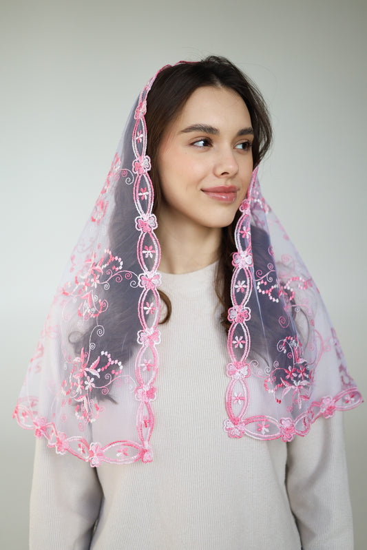 GRADIENT PINK VEIL - MariaVeils