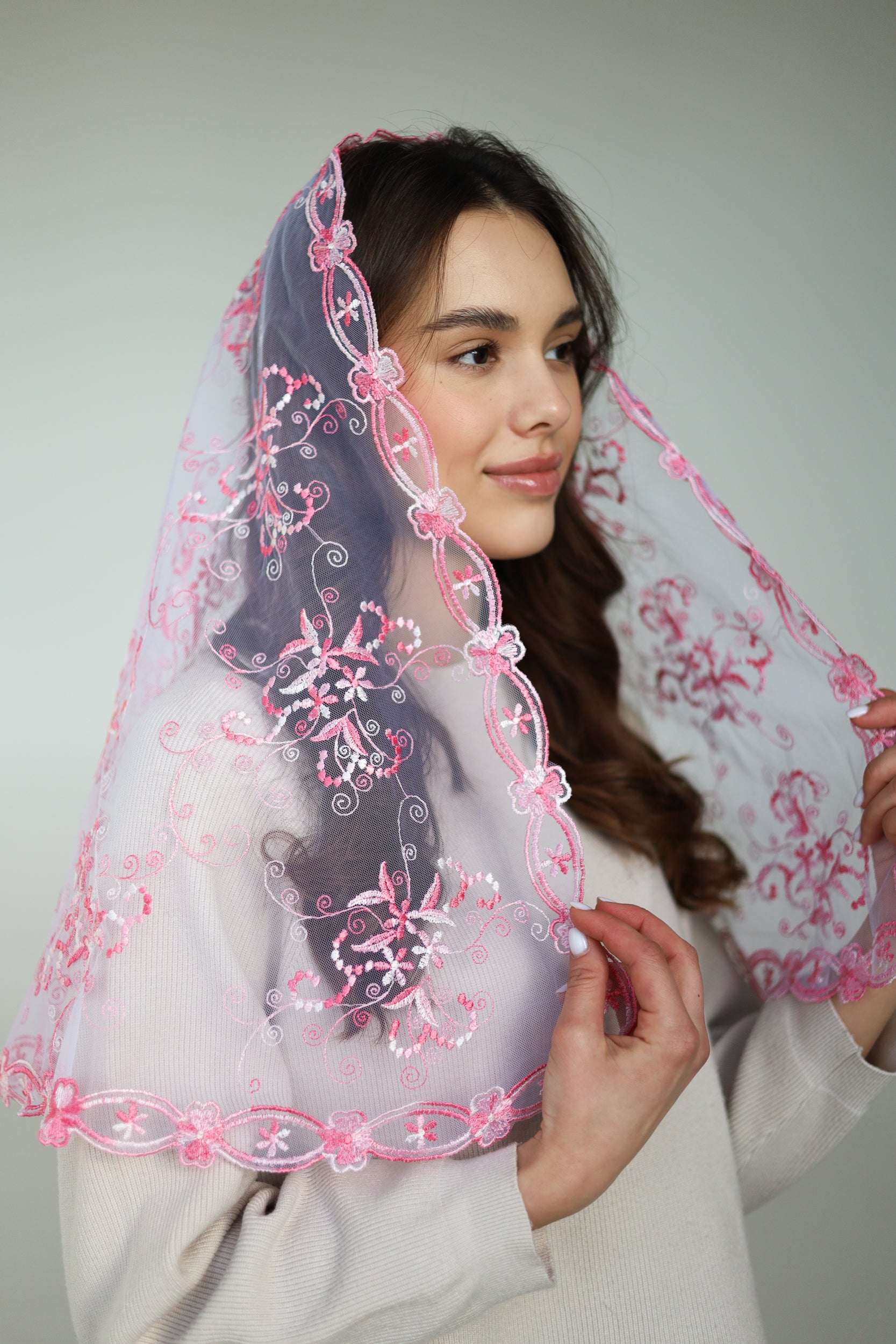 GRADIENT PINK VEIL - MariaVeils