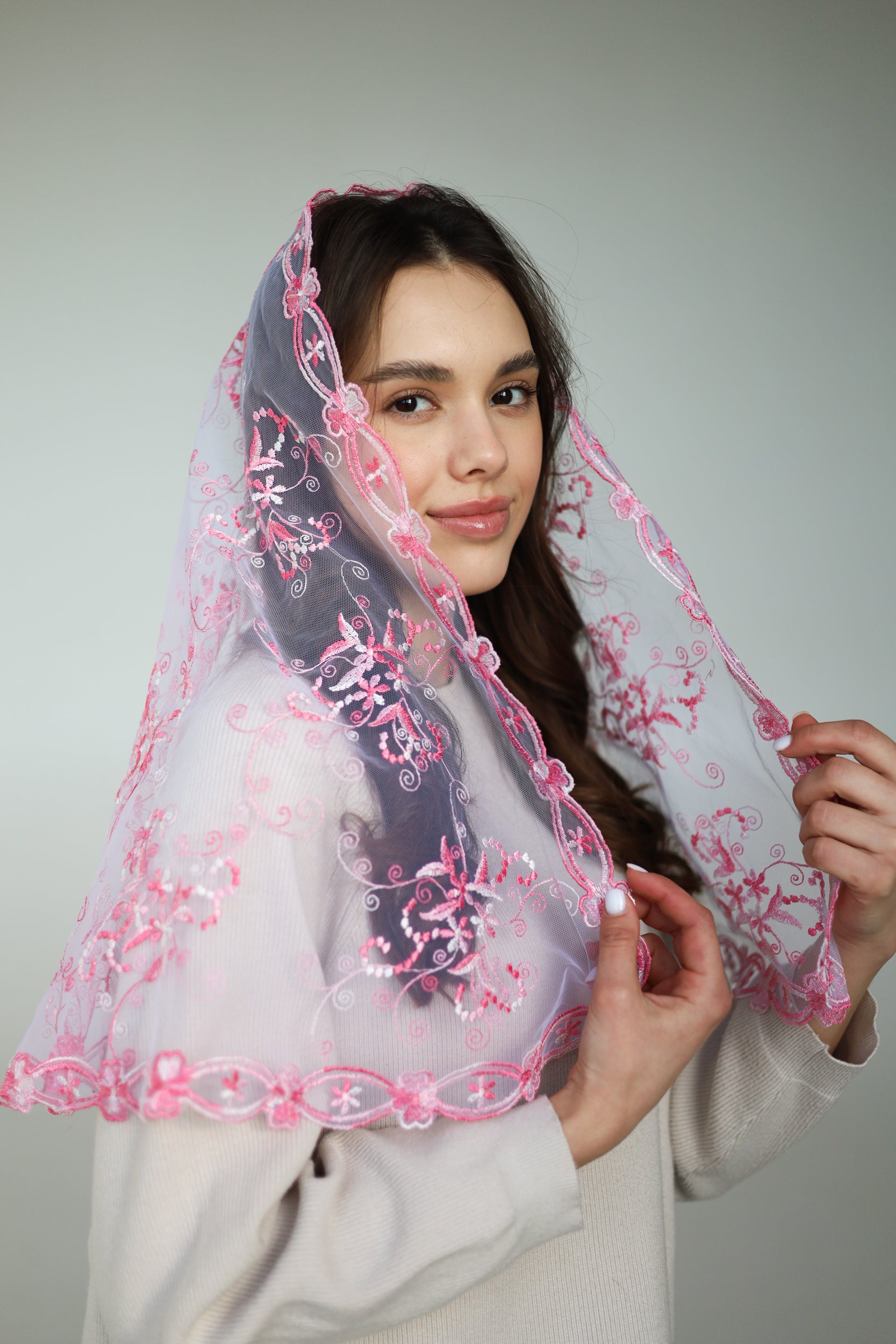 GRADIENT PINK VEIL - MariaVeils