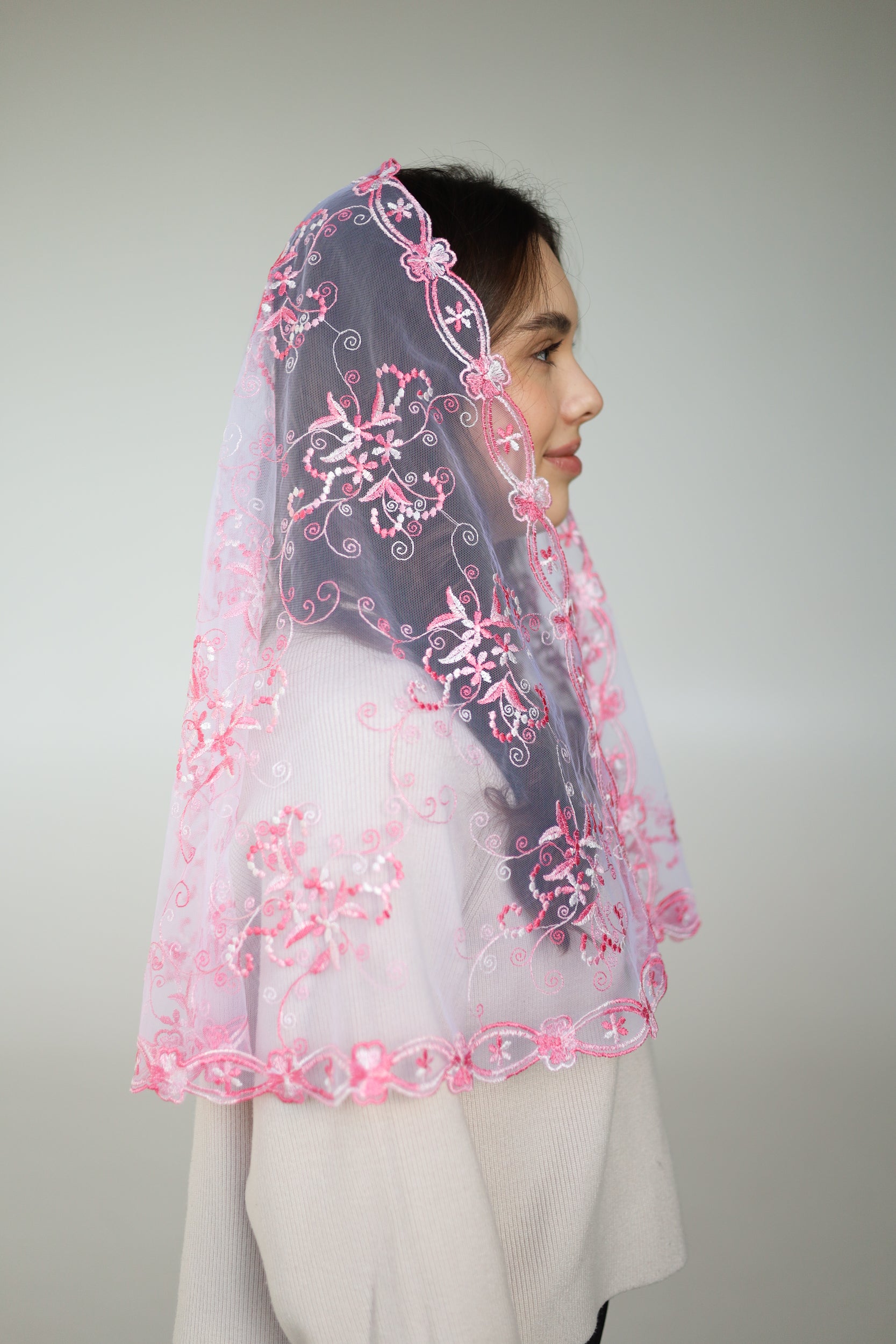 GRADIENT PINK VEIL - MariaVeils