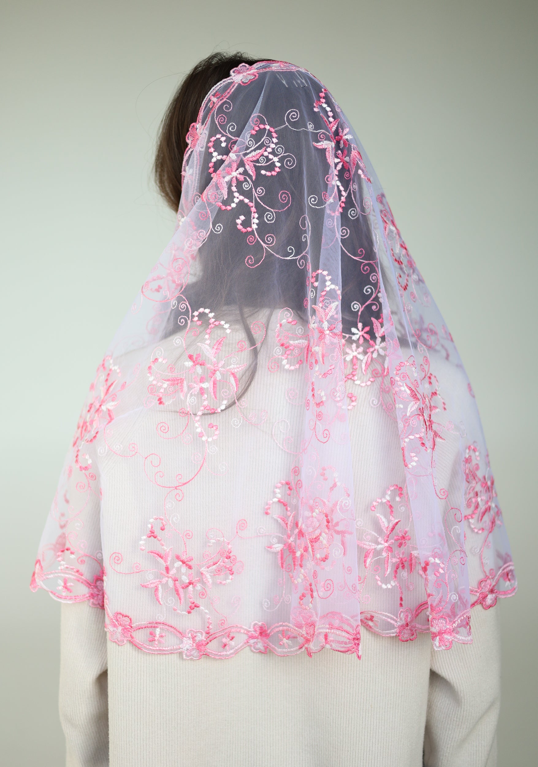 GRADIENT PINK VEIL - MariaVeils