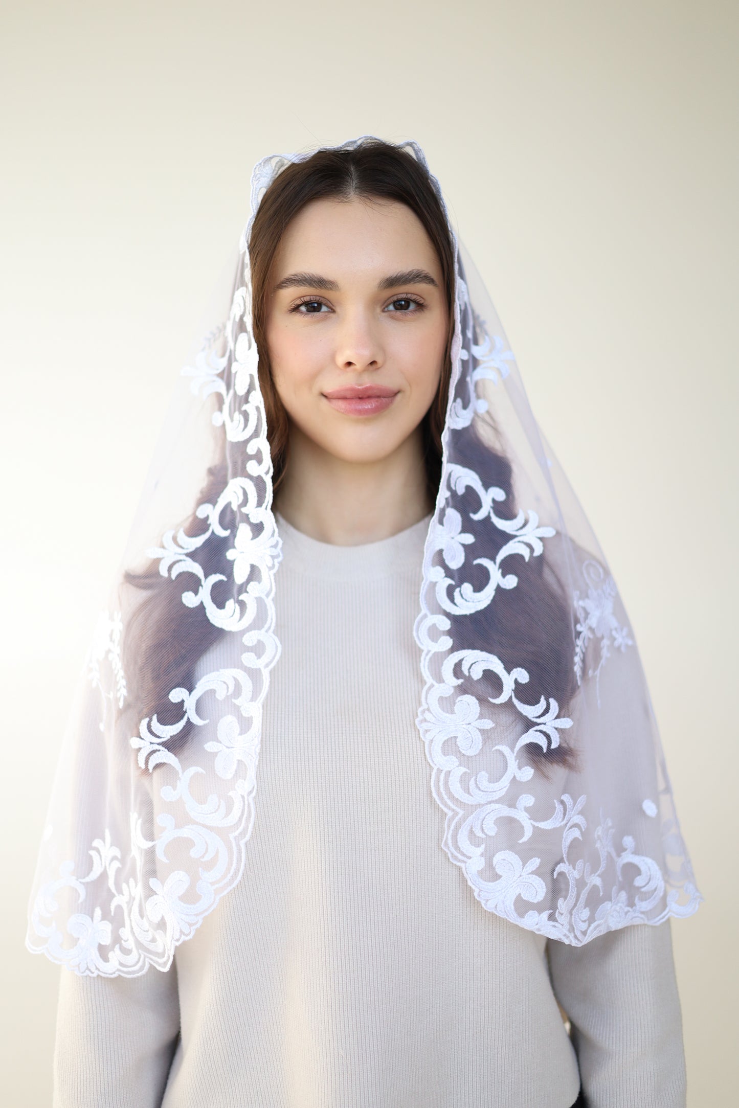LONG IVORY VEIL - MariaVeils