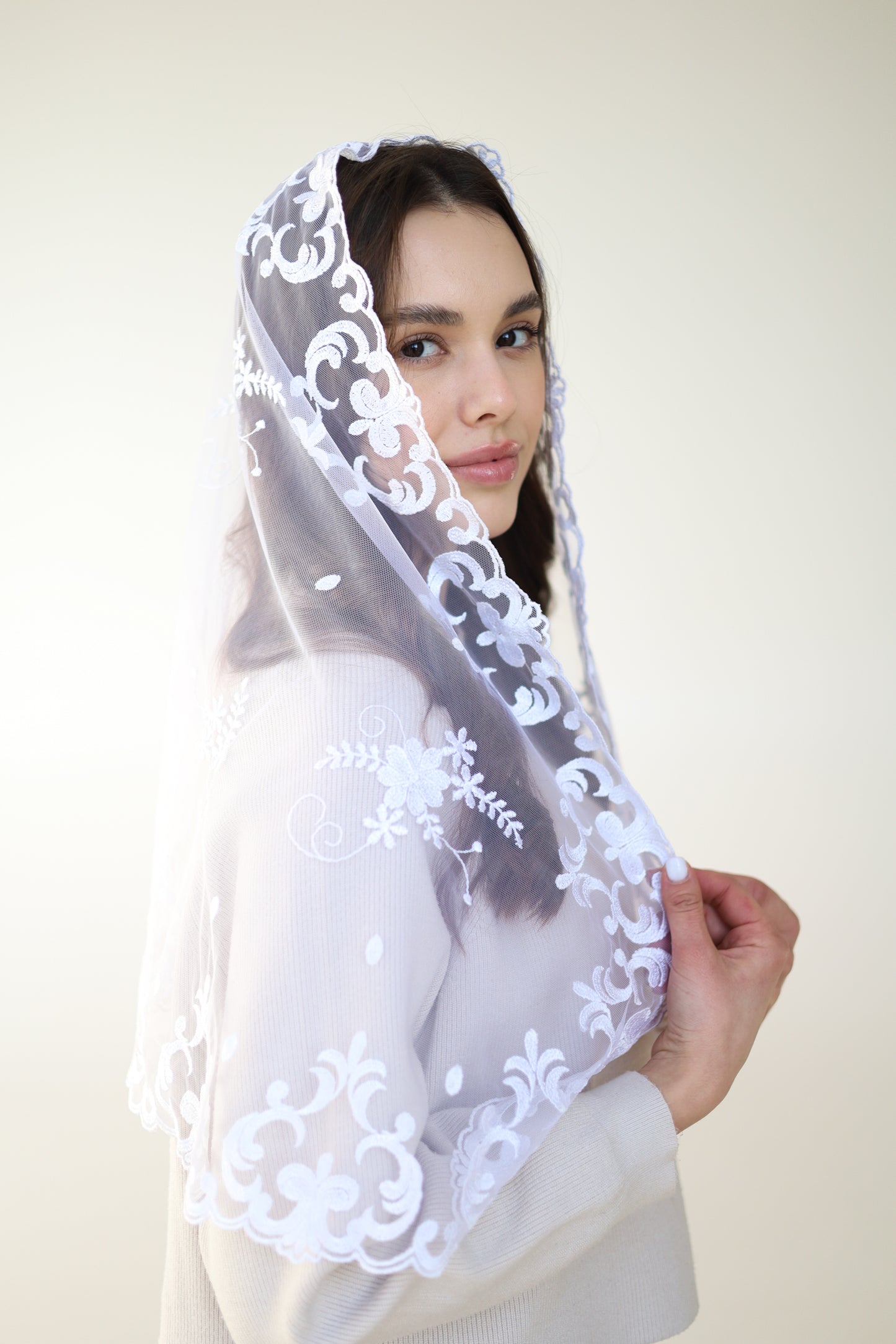 LONG IVORY VEIL - MariaVeils