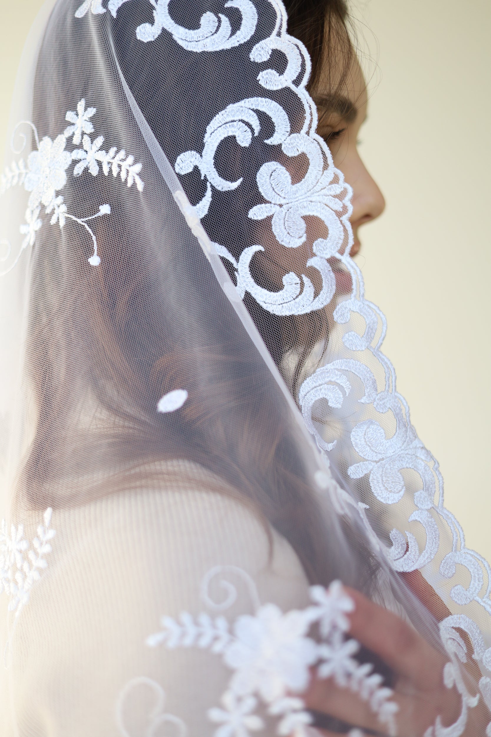 LONG IVORY VEIL - MariaVeils