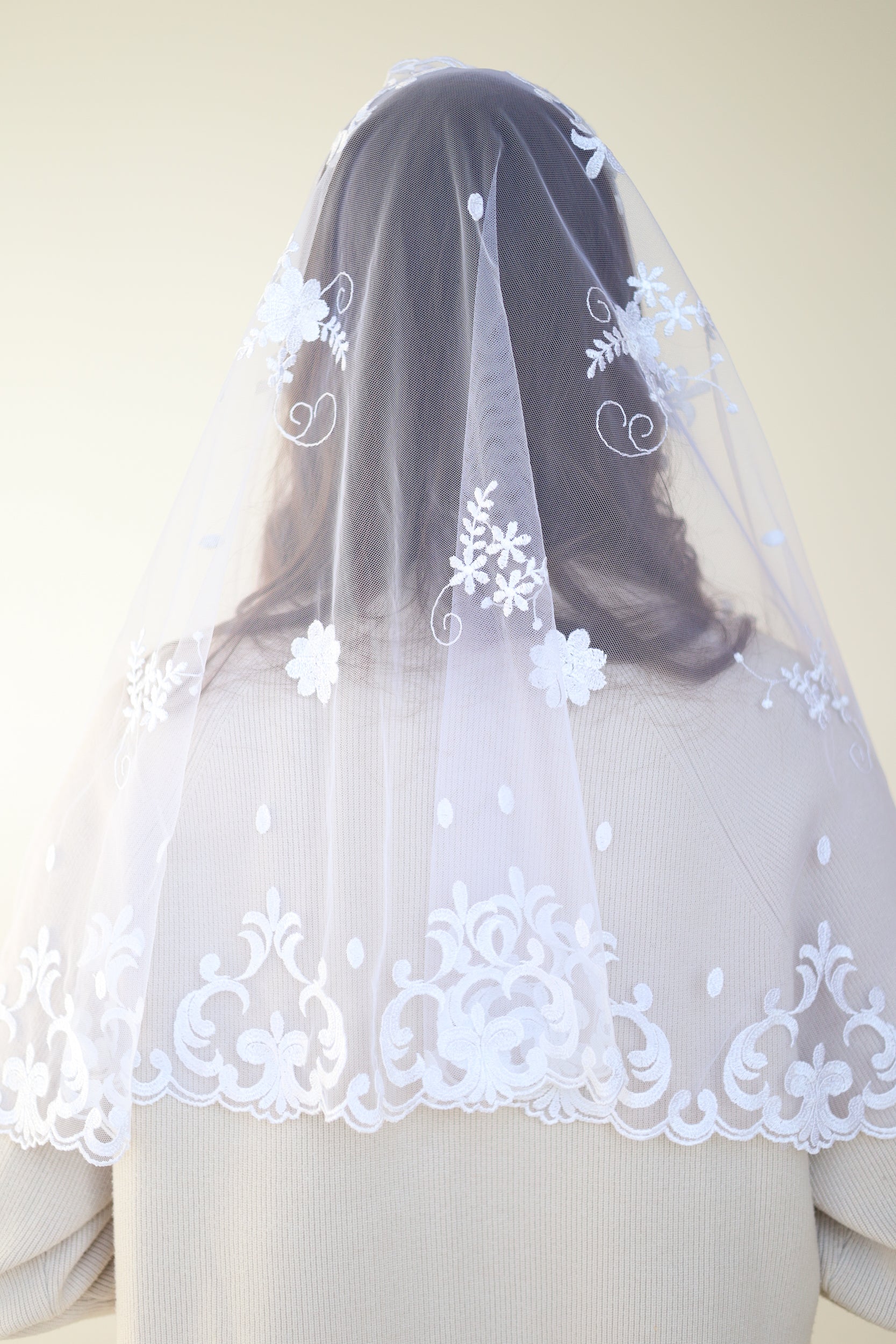 LONG IVORY VEIL - MariaVeils