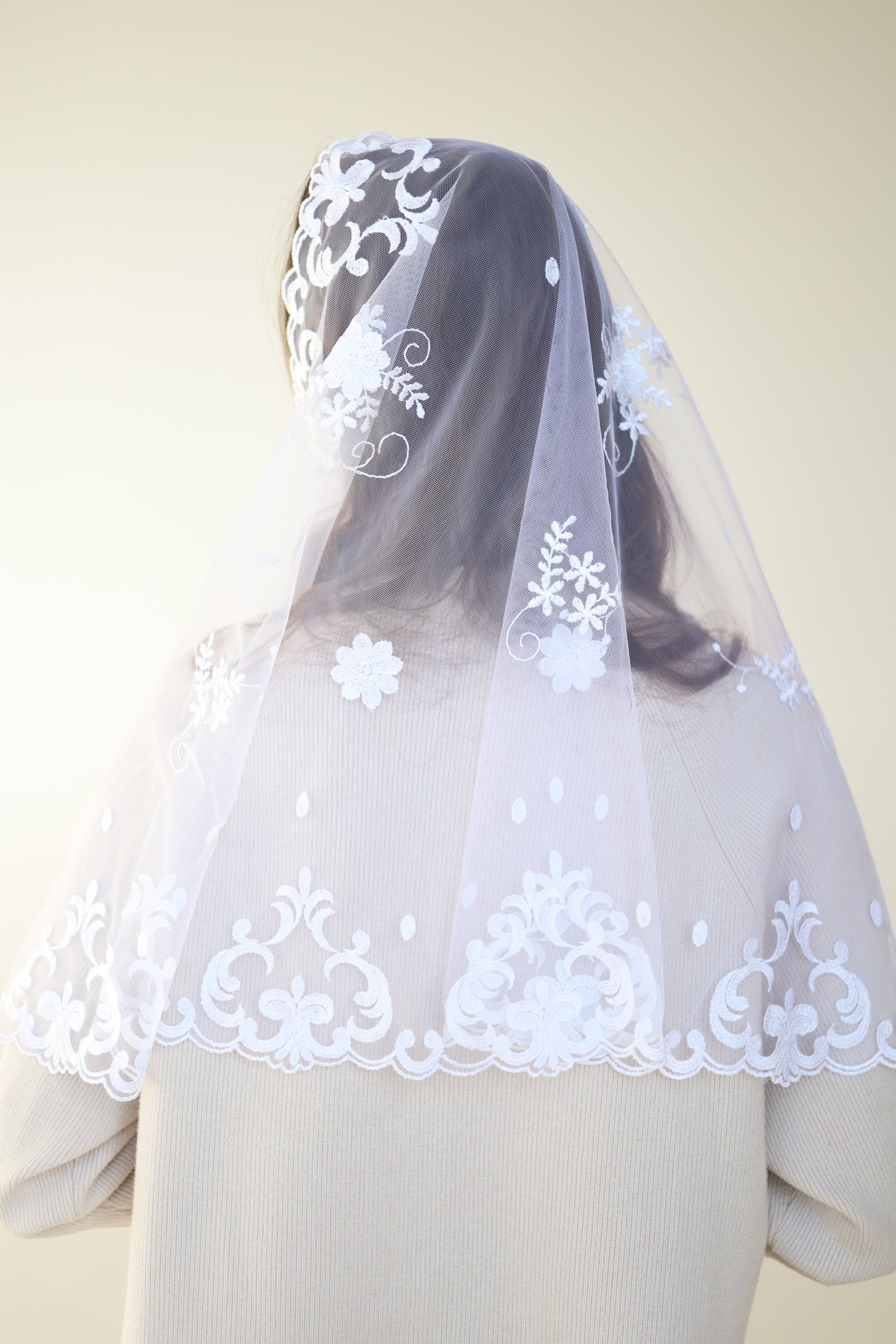 LONG IVORY VEIL - MariaVeils