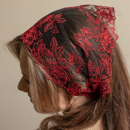 RED HEAD BAND - MariaVeils