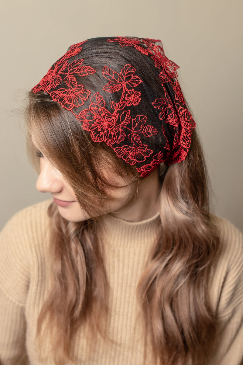 Red Short Headband