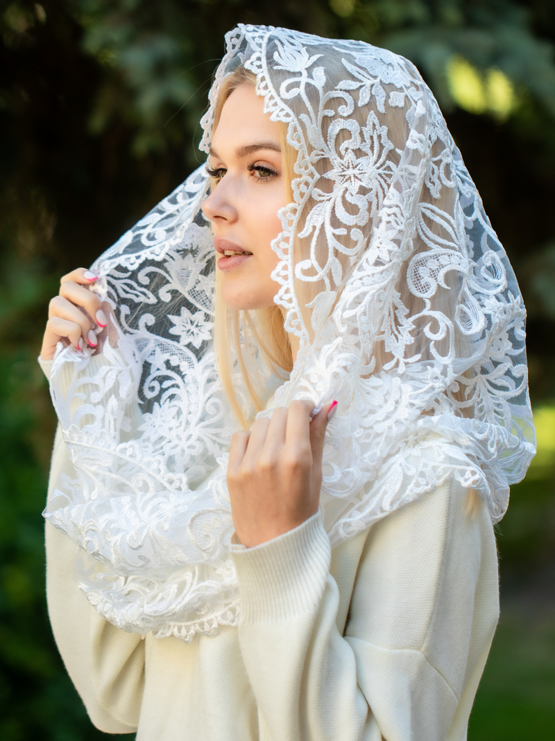 NEW!! Infinity ivory veil - MariaVeils