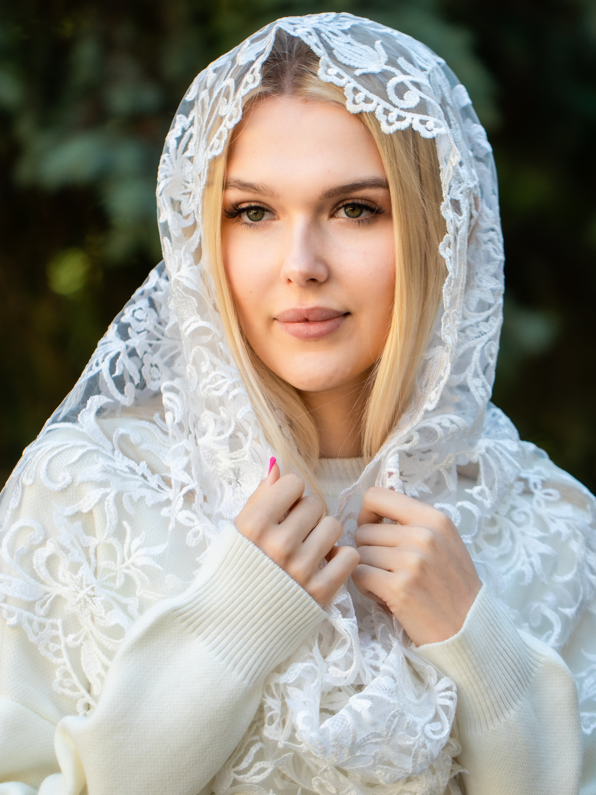 NEW!! Infinity ivory veil - MariaVeils