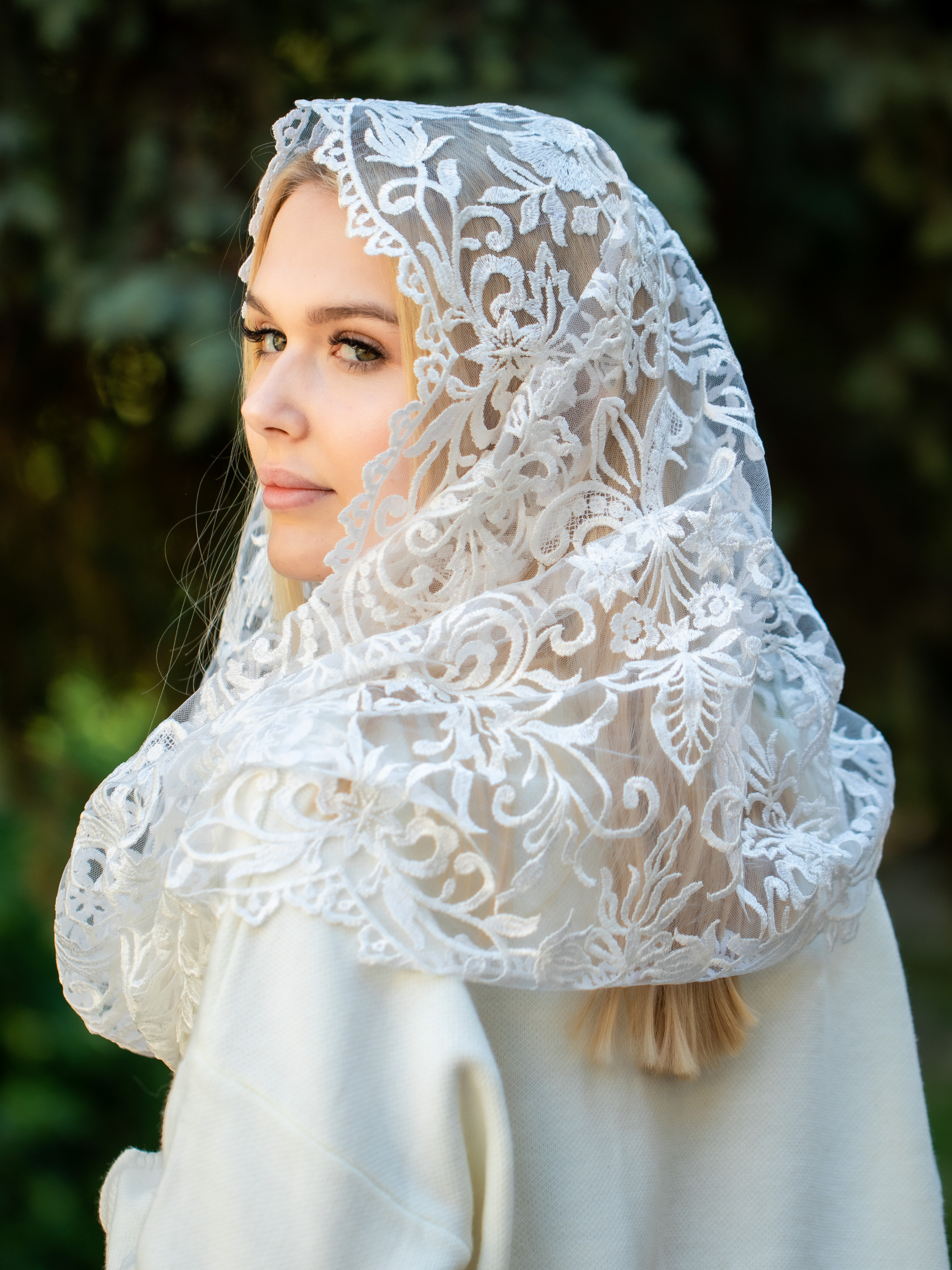 Maria Veils Infinity Ivory Veil - Chapel, Church, Catholic