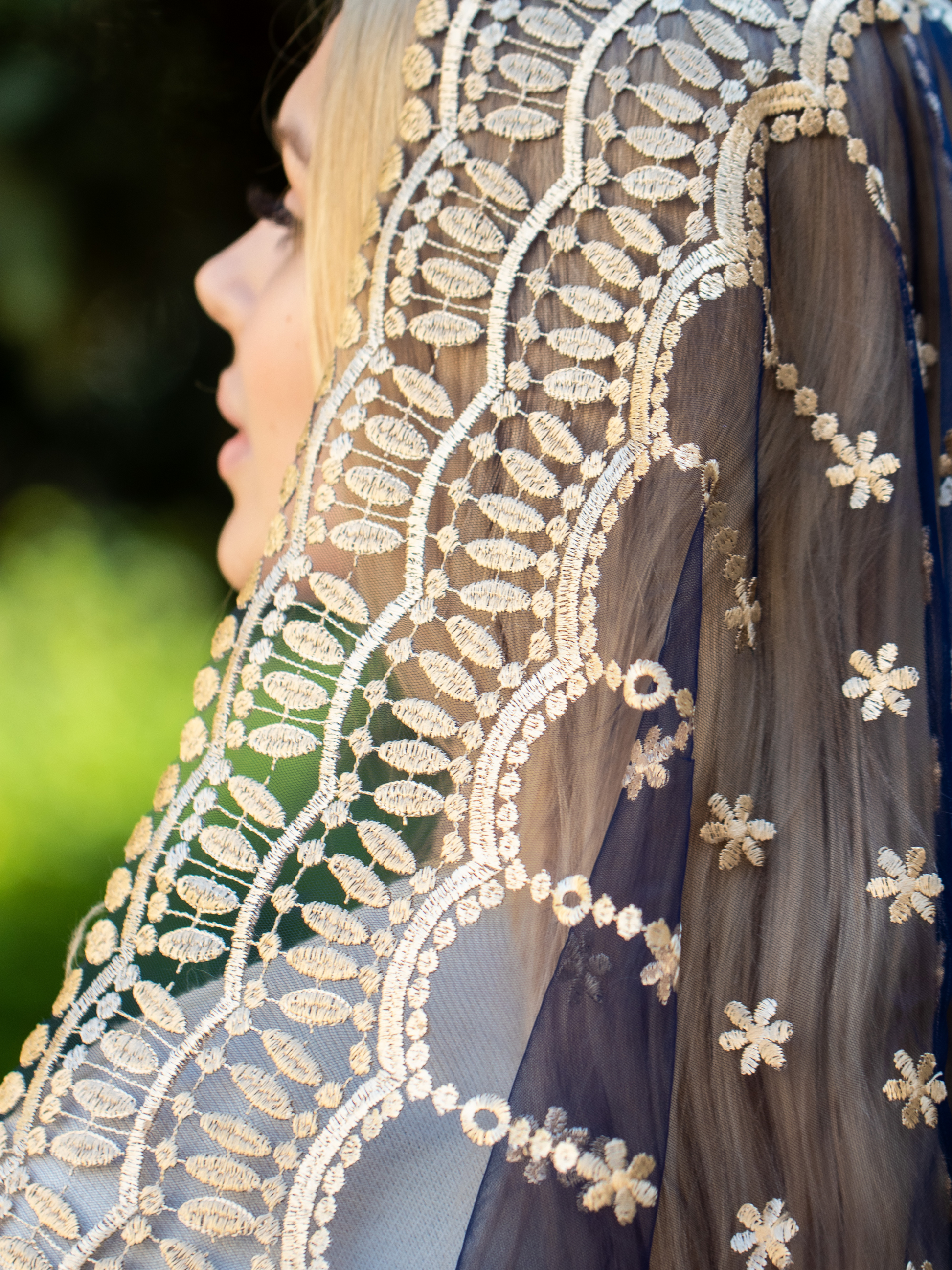 NEW!! Gold chapel veil - MariaVeils