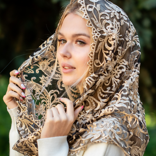 NEW!! Gold inifnity veil - MariaVeils