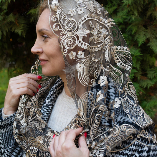 NEW!! Gold Infinity Veil - MariaVeils