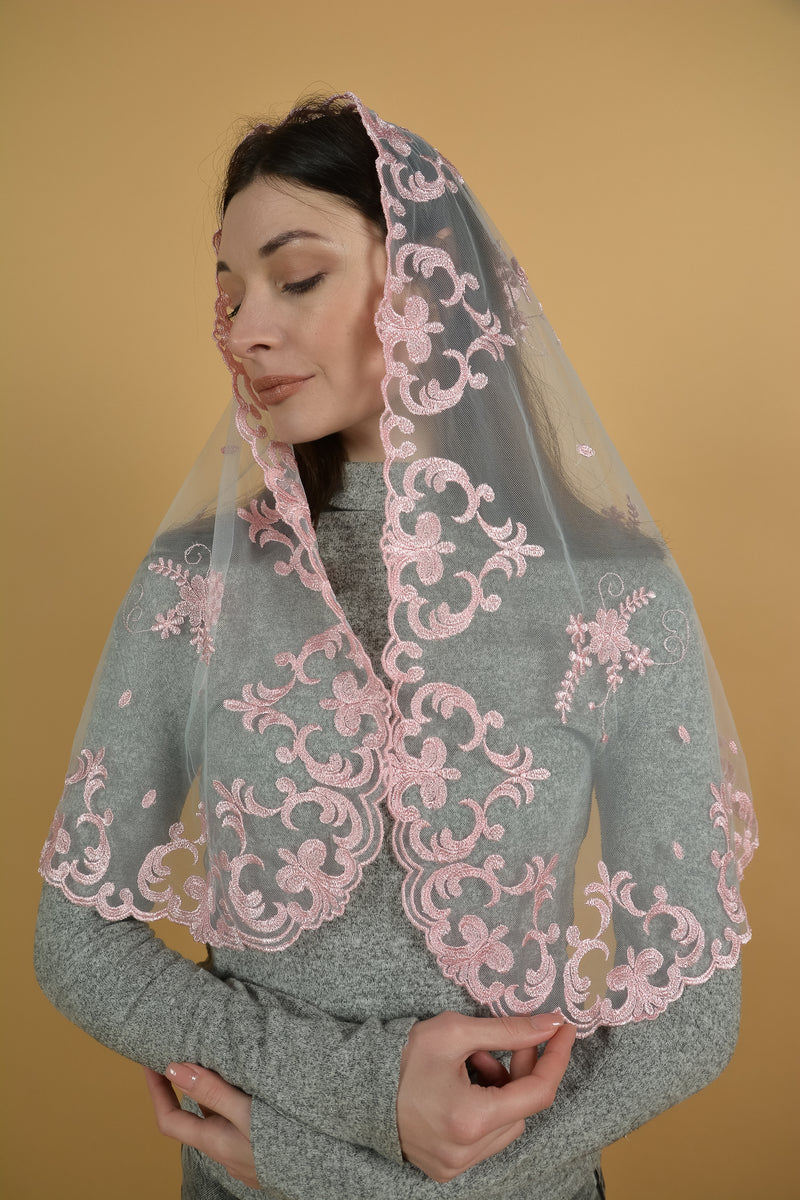 Long Pink Lace - MariaVeils