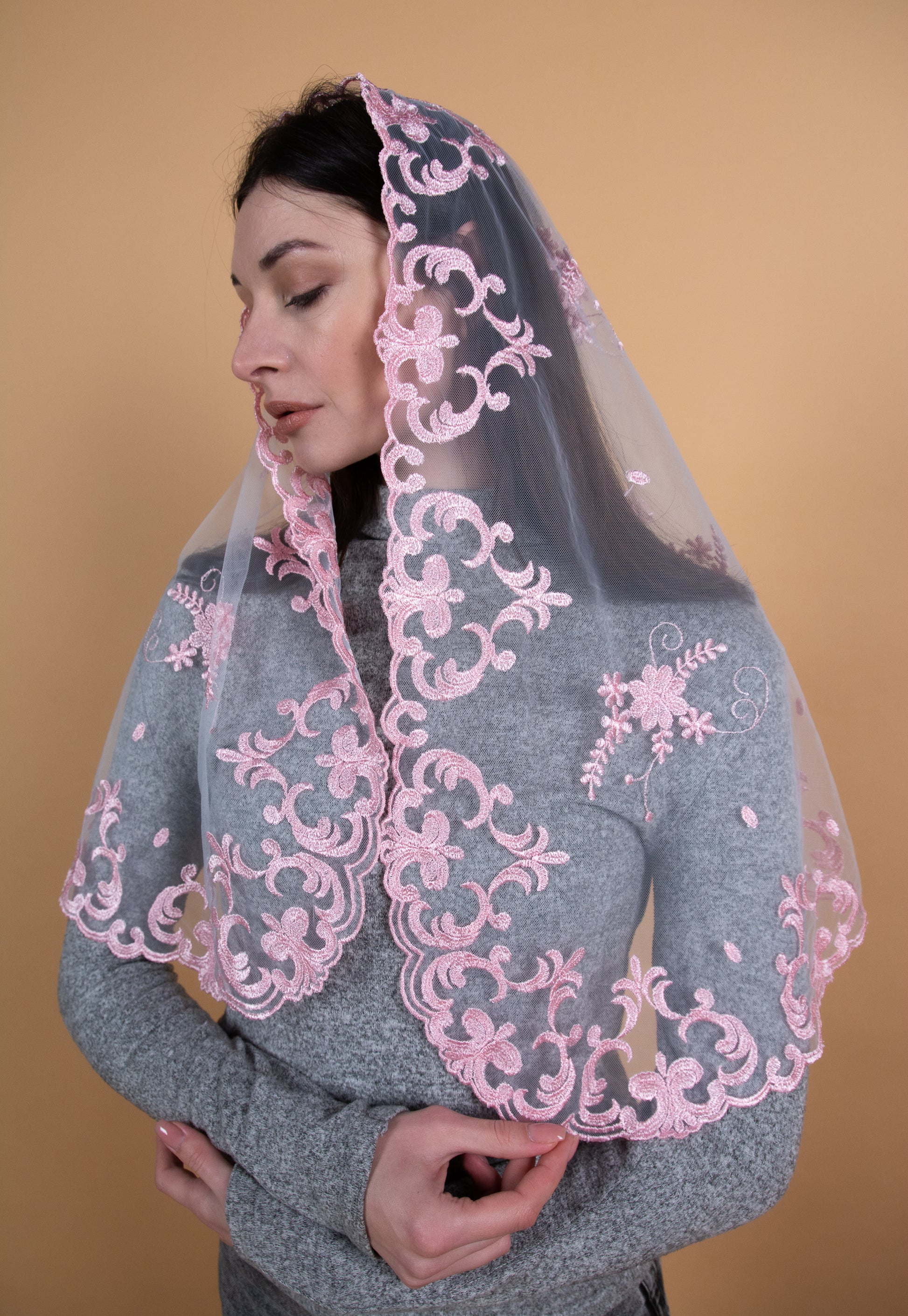 Long Pink Lace - MariaVeils