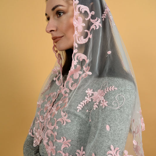 Long Pink Lace - MariaVeils