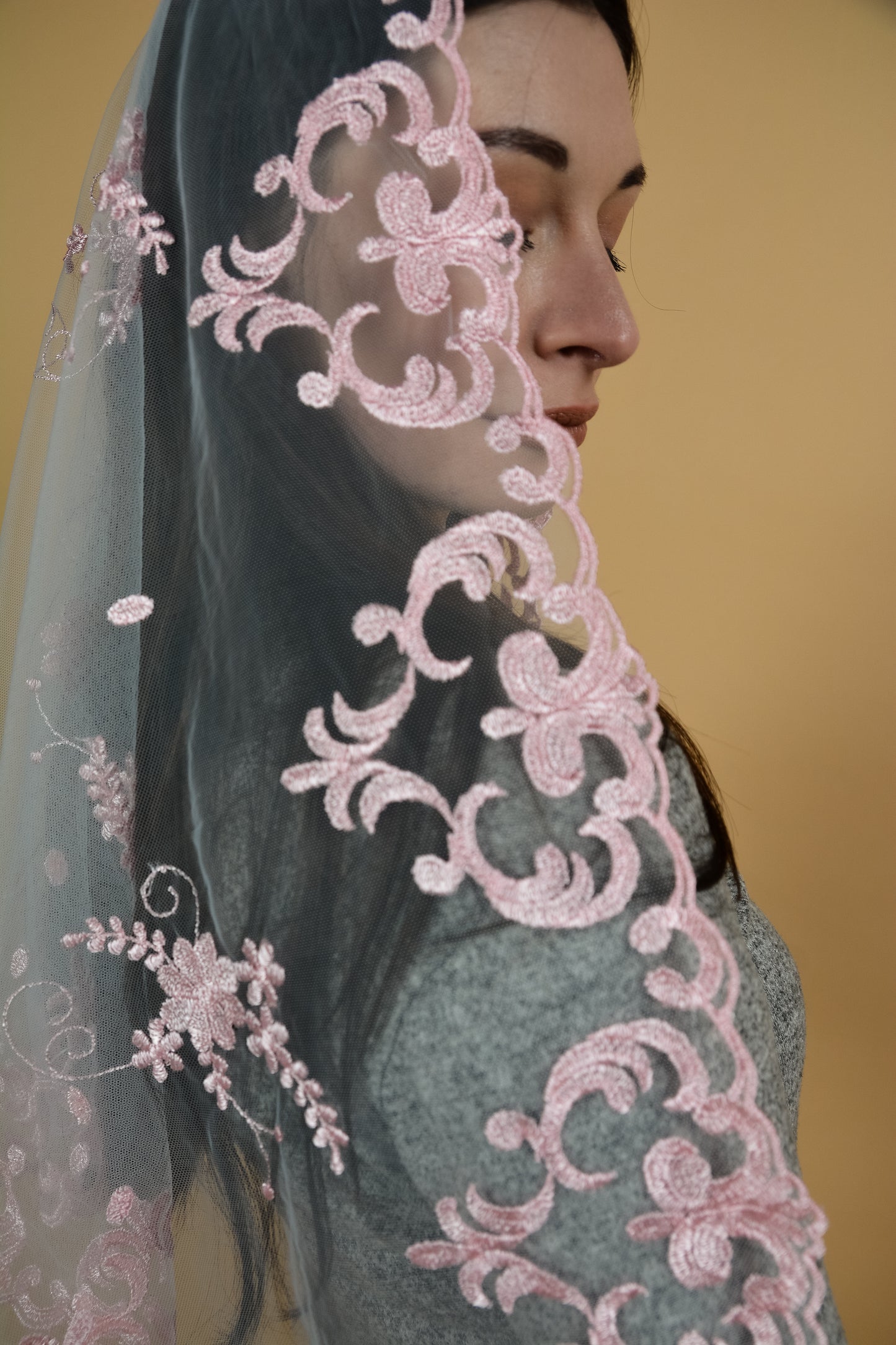 Long Pink Lace - MariaVeils