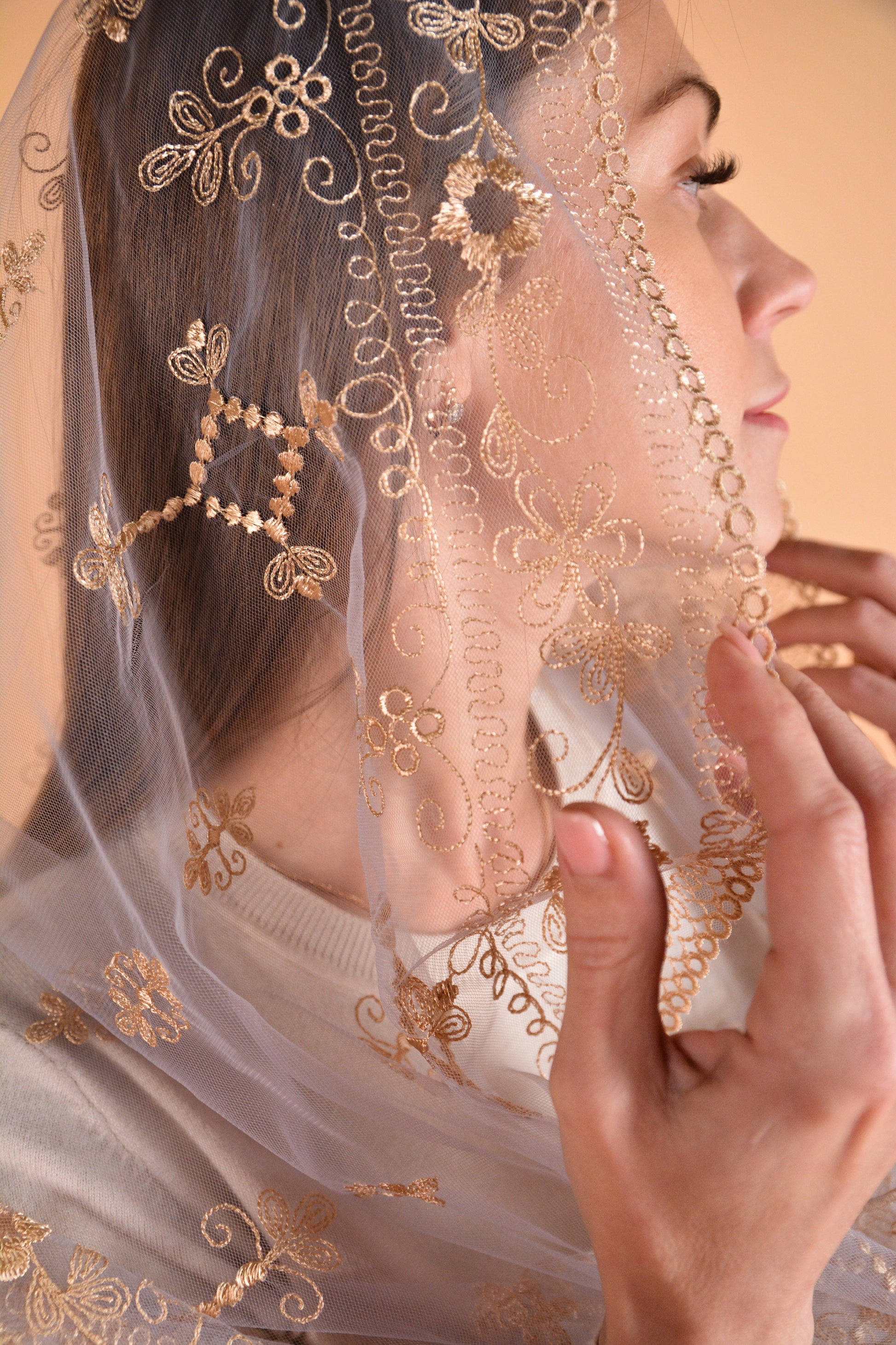 Gold Chapel Veil - MariaVeils