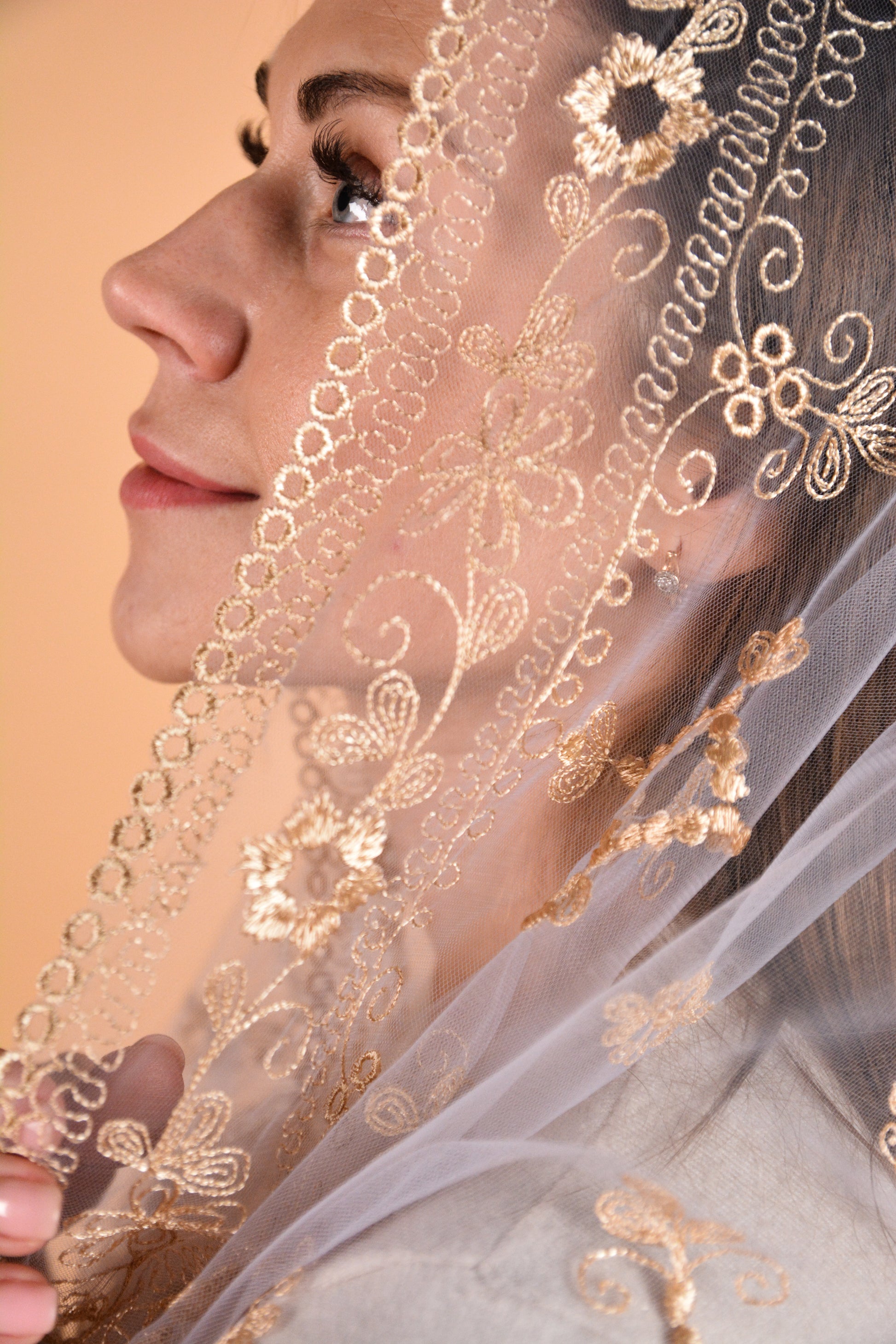 Gold Chapel Veil - MariaVeils