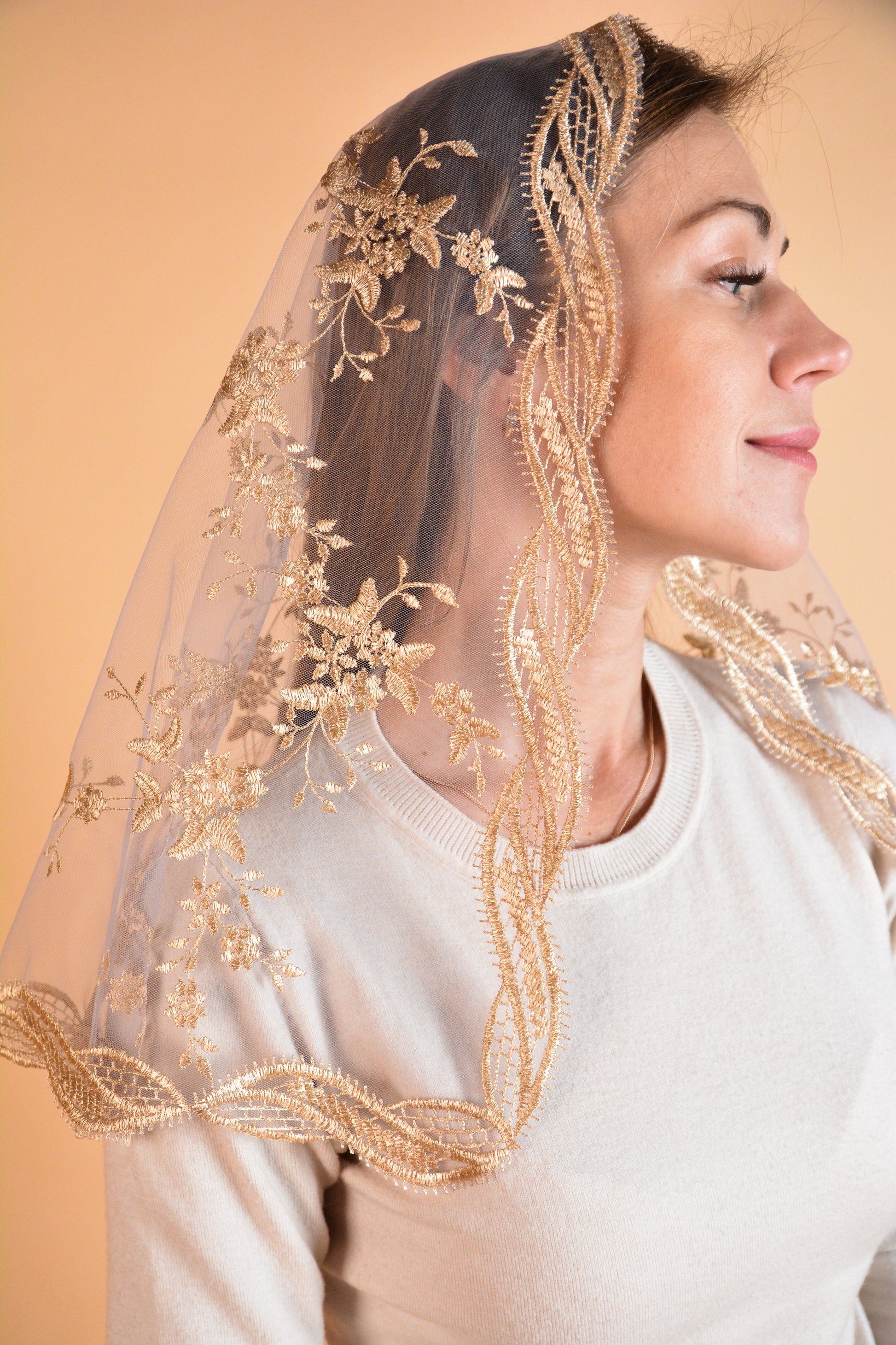 GOLD & PURPLE VEIL - MariaVeils