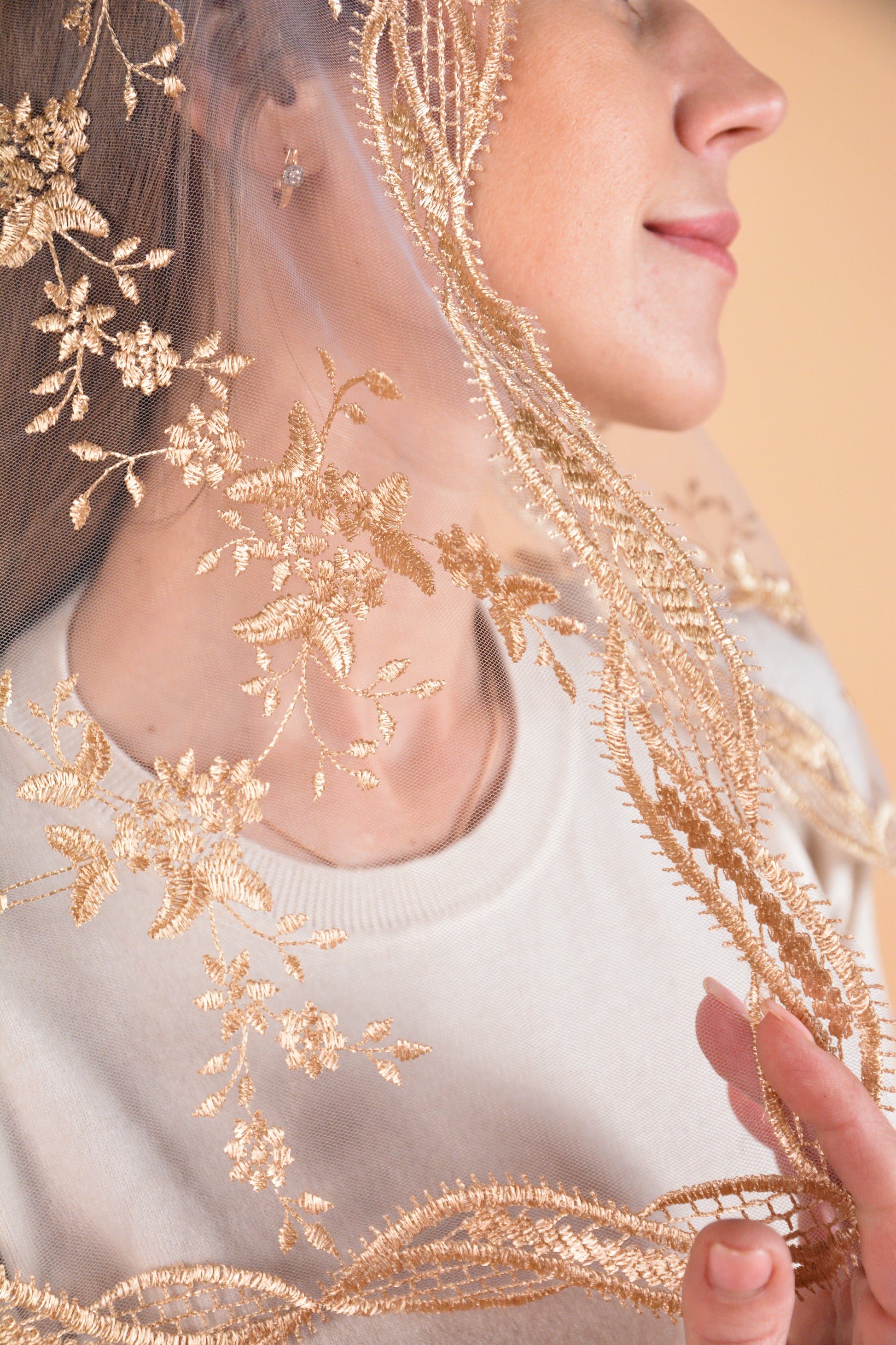GOLD & PURPLE VEIL - MariaVeils