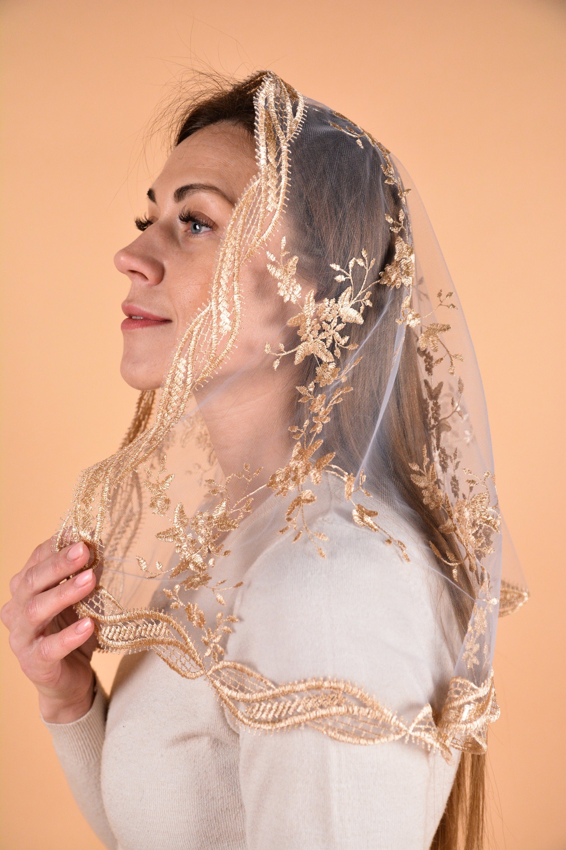 GOLD & PURPLE VEIL - MariaVeils