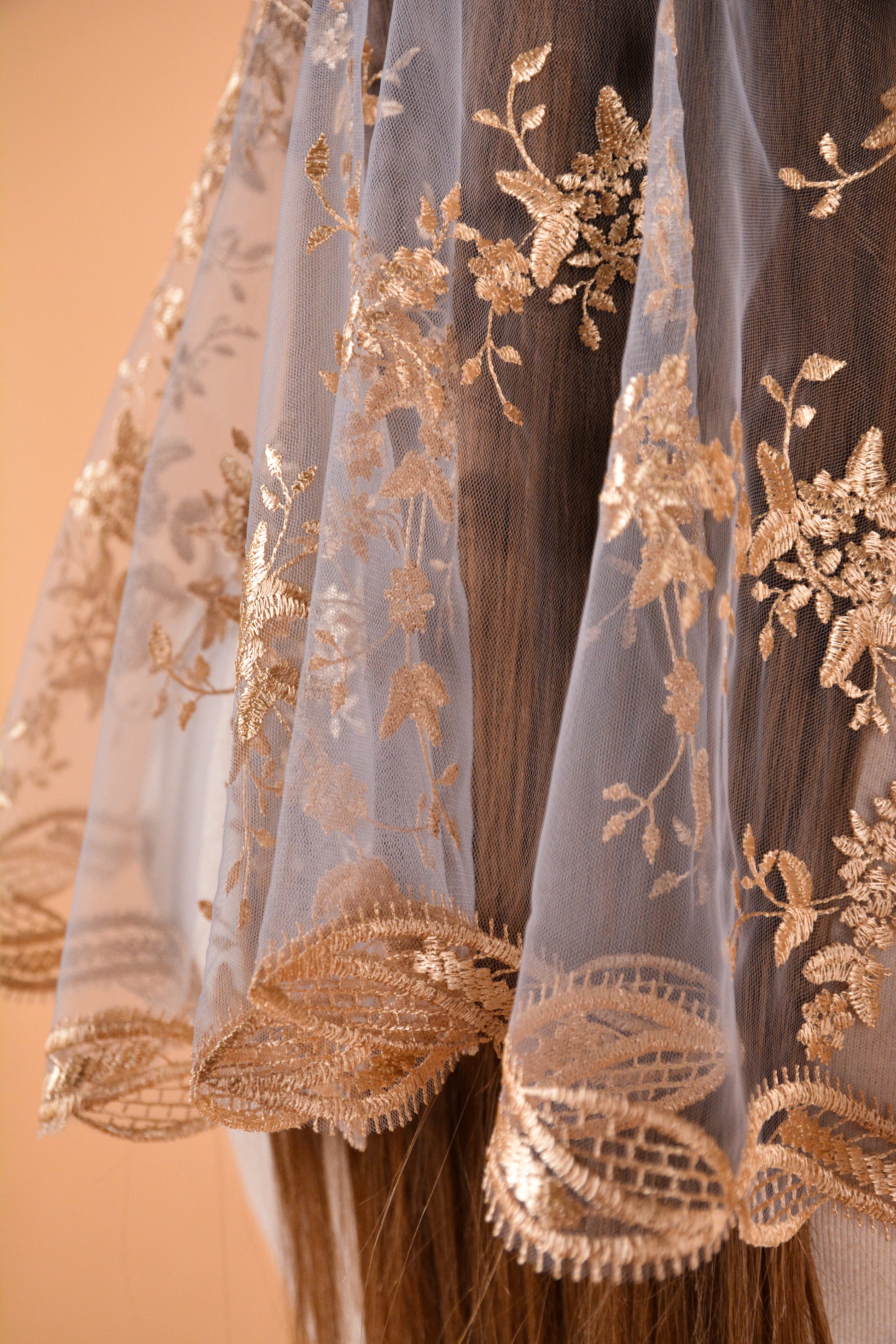 GOLD & PURPLE VEIL - MariaVeils