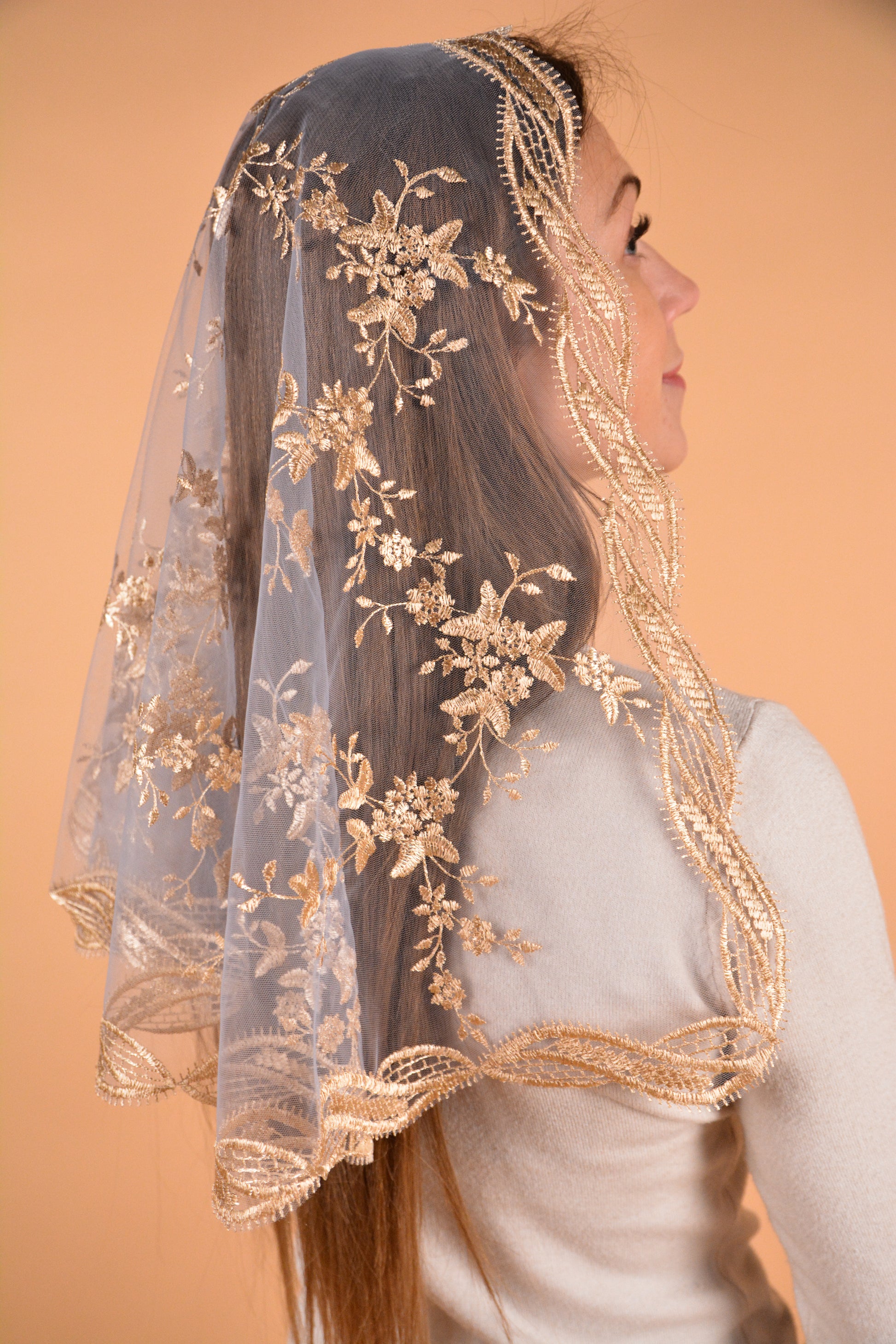 GOLD & PURPLE VEIL - MariaVeils