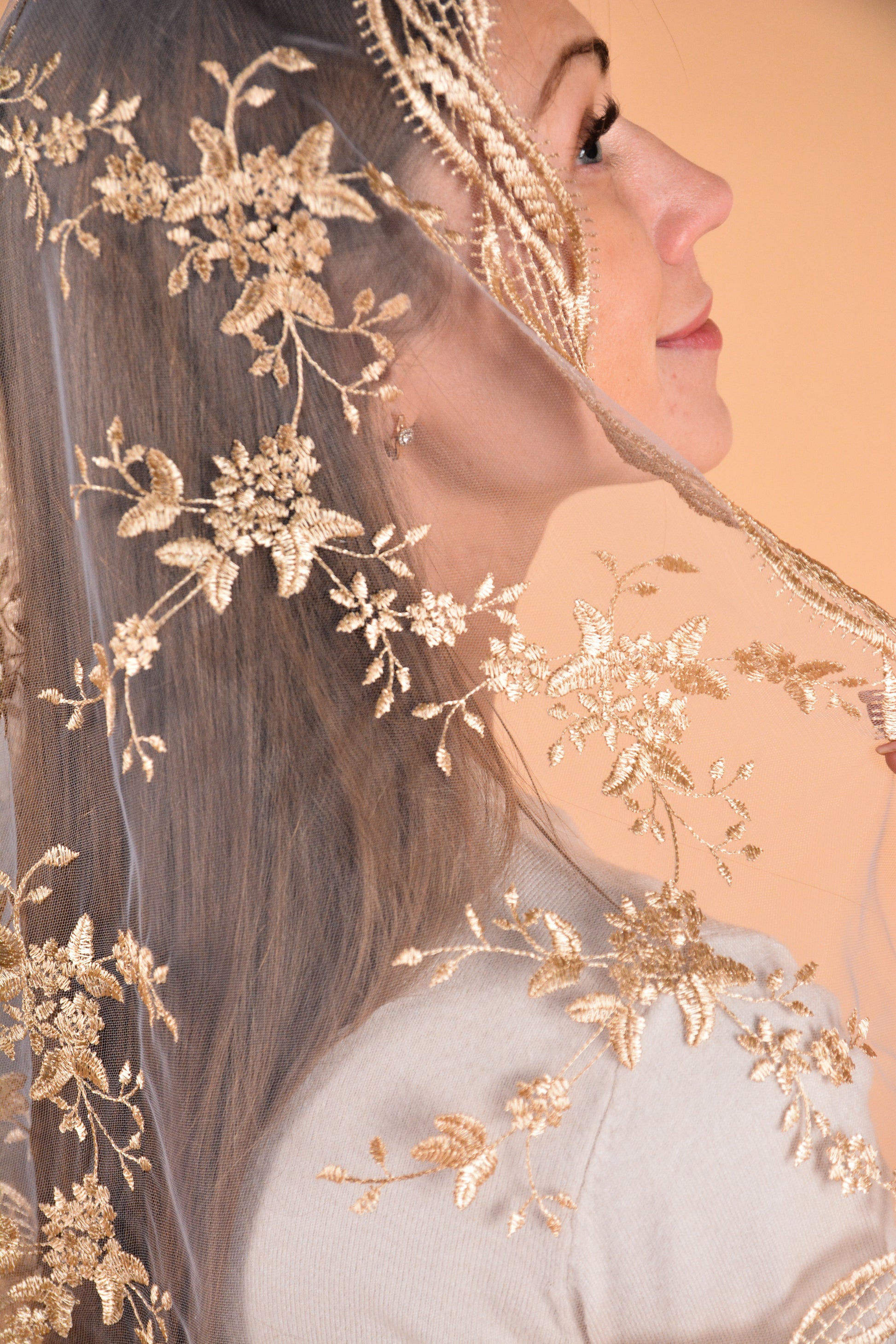 GOLD & PURPLE VEIL - MariaVeils