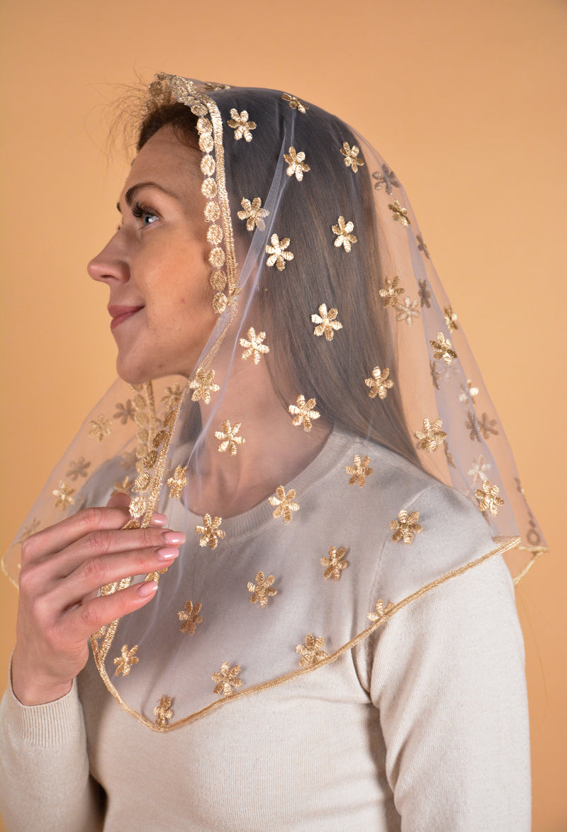 New! Gold Veil